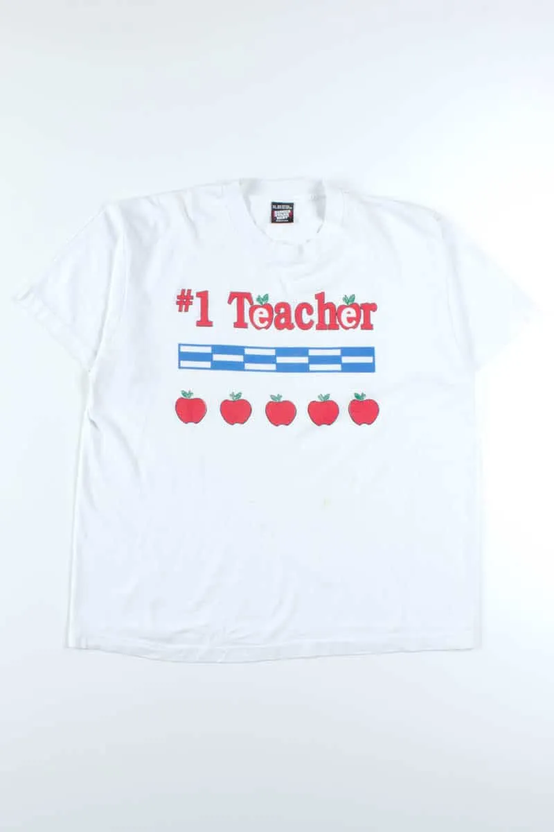 #1 Teacher T-Shirt