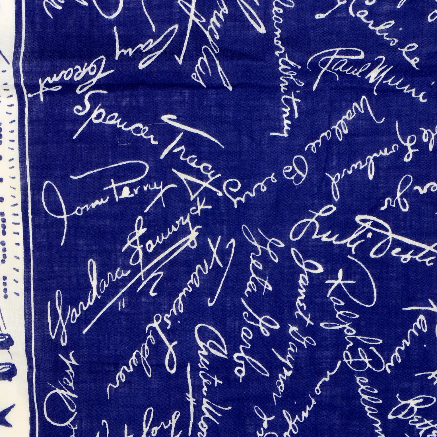 1930s Rare Vintage Hollywood Premier Movie Star Scarf Handkerchief