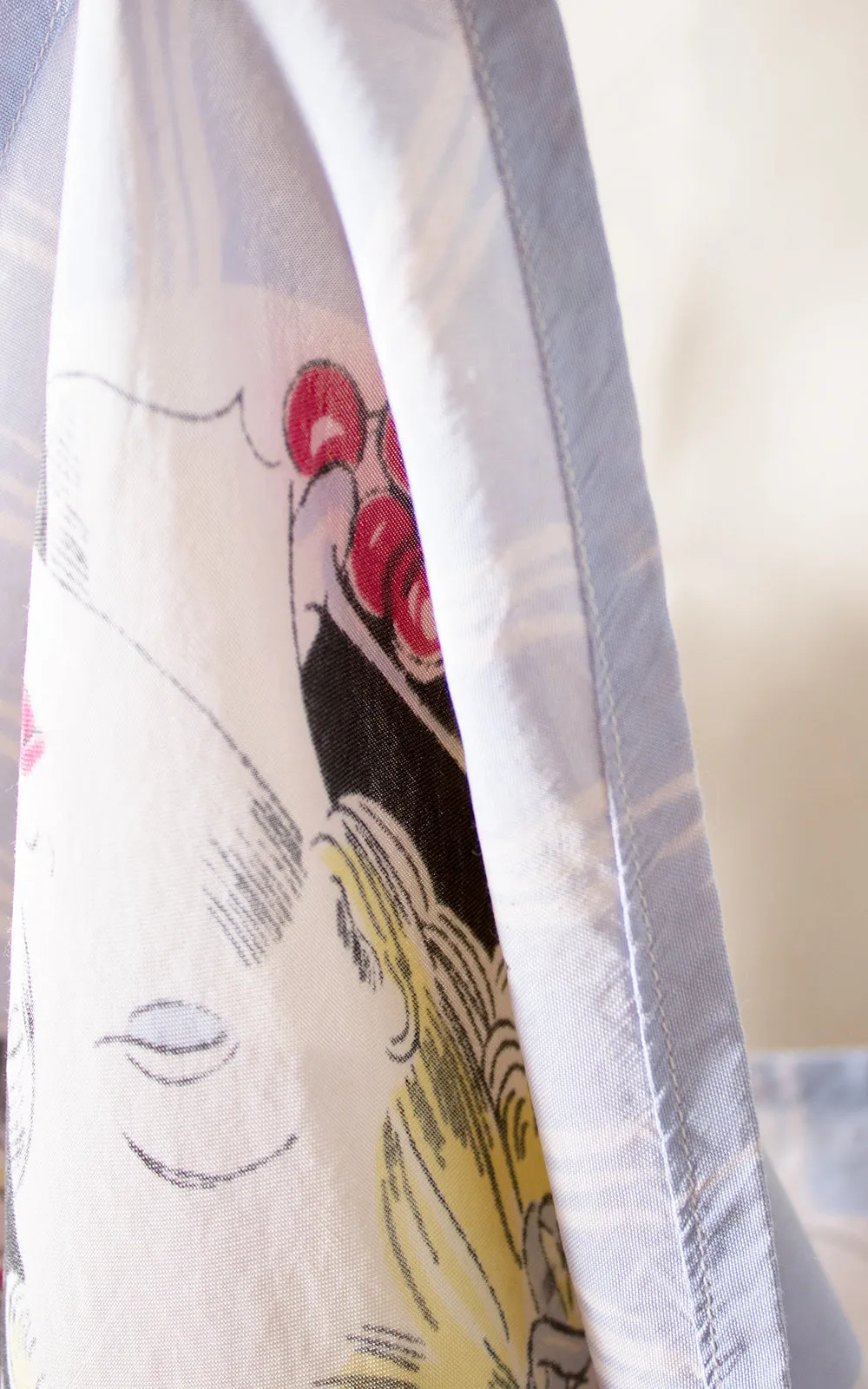 1940s Evening Soirée Novelty Print Scarf