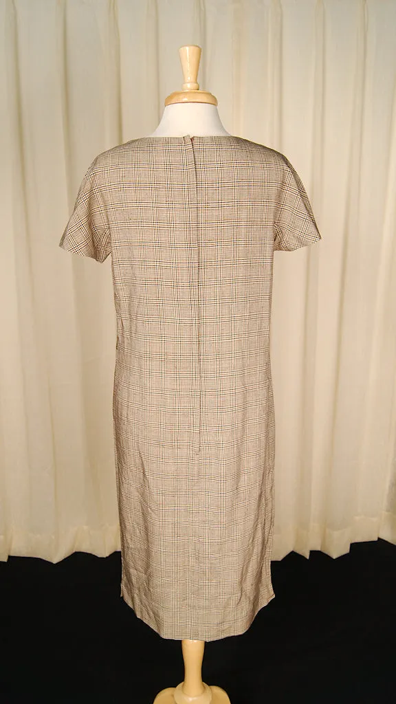 1950s Plaid Dress w Jacket