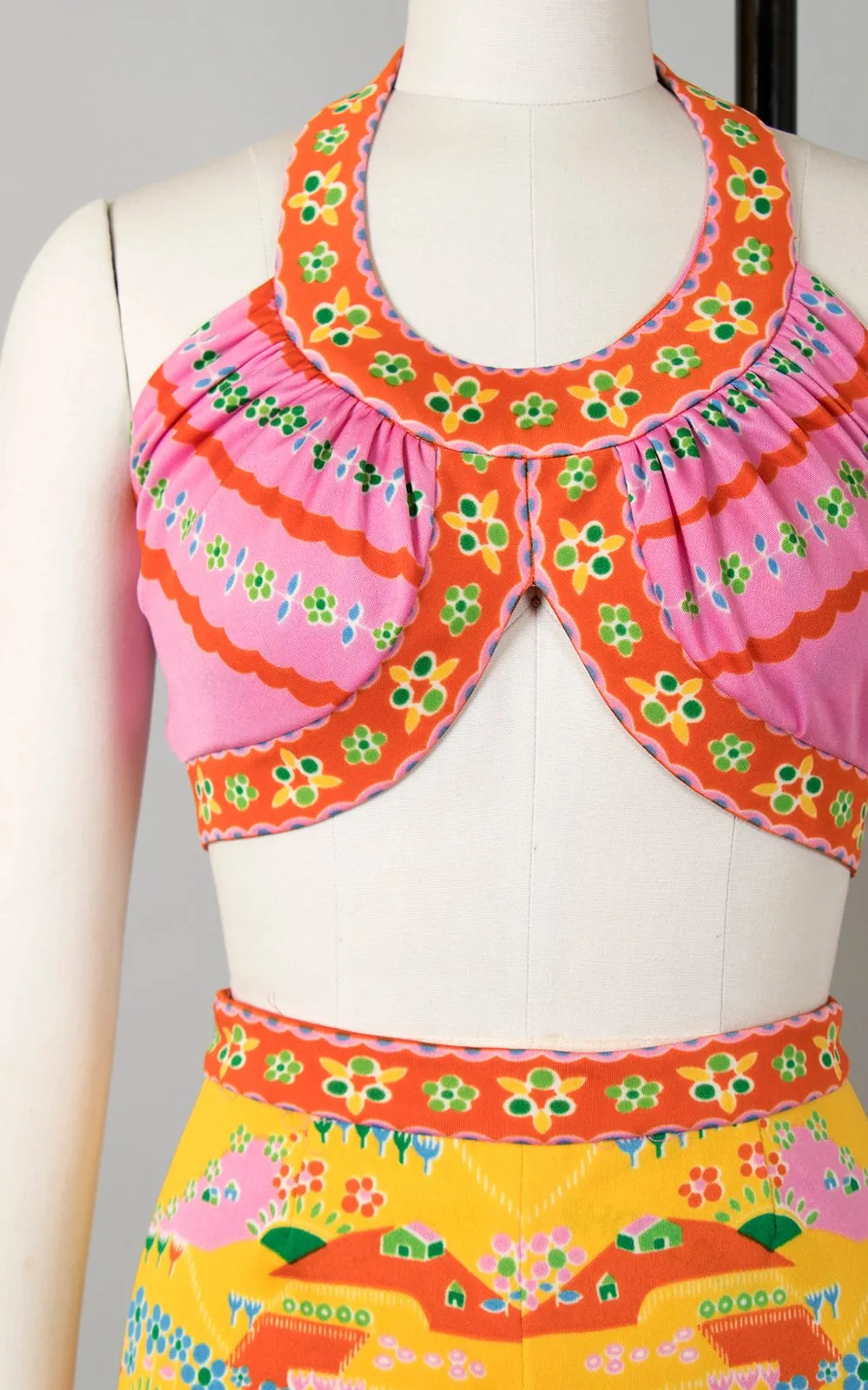 1970s Paganne Pop Art Novelty Print Three-Piece Set | small