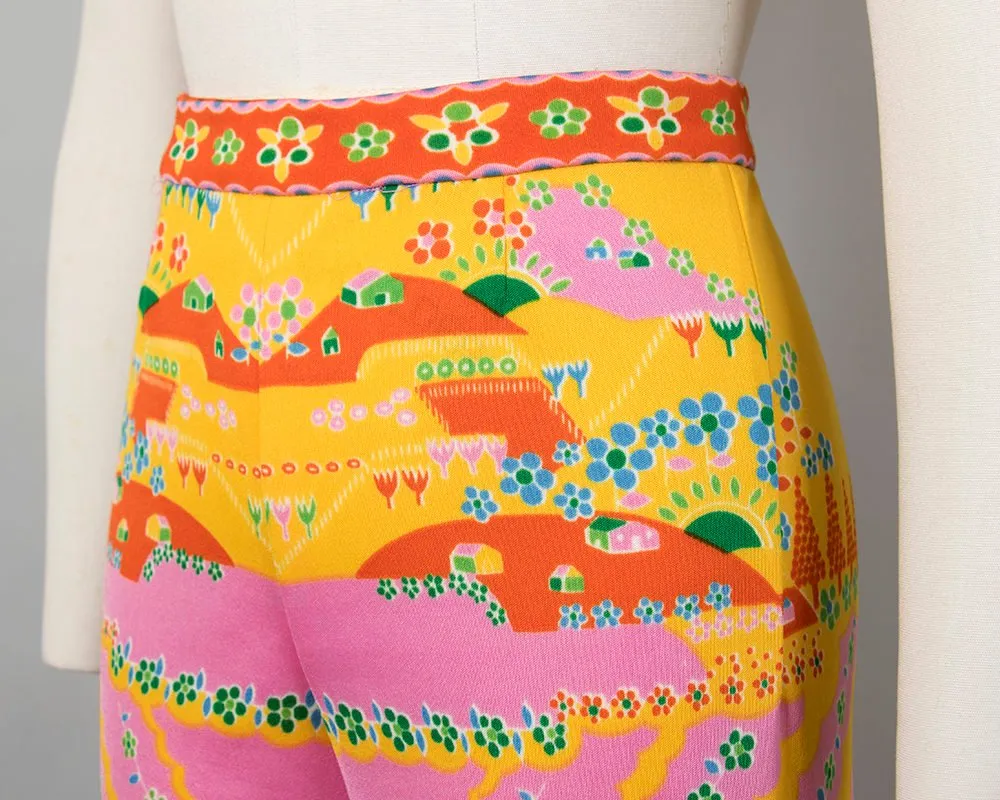 1970s Paganne Pop Art Novelty Print Three-Piece Set | small