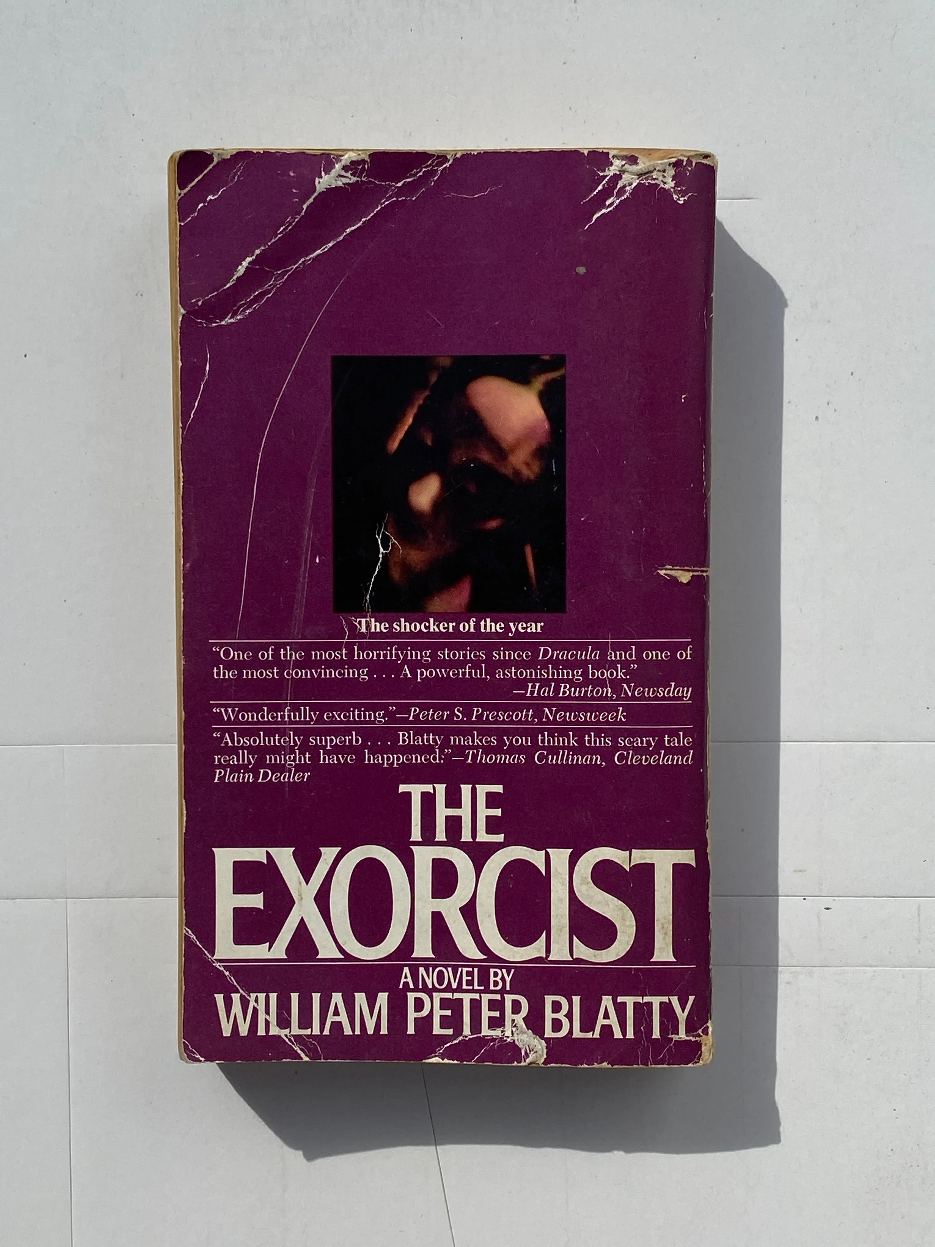 1974 Vintage The Exorcist Paperback Book 27th Printing - by William Peter Blatty