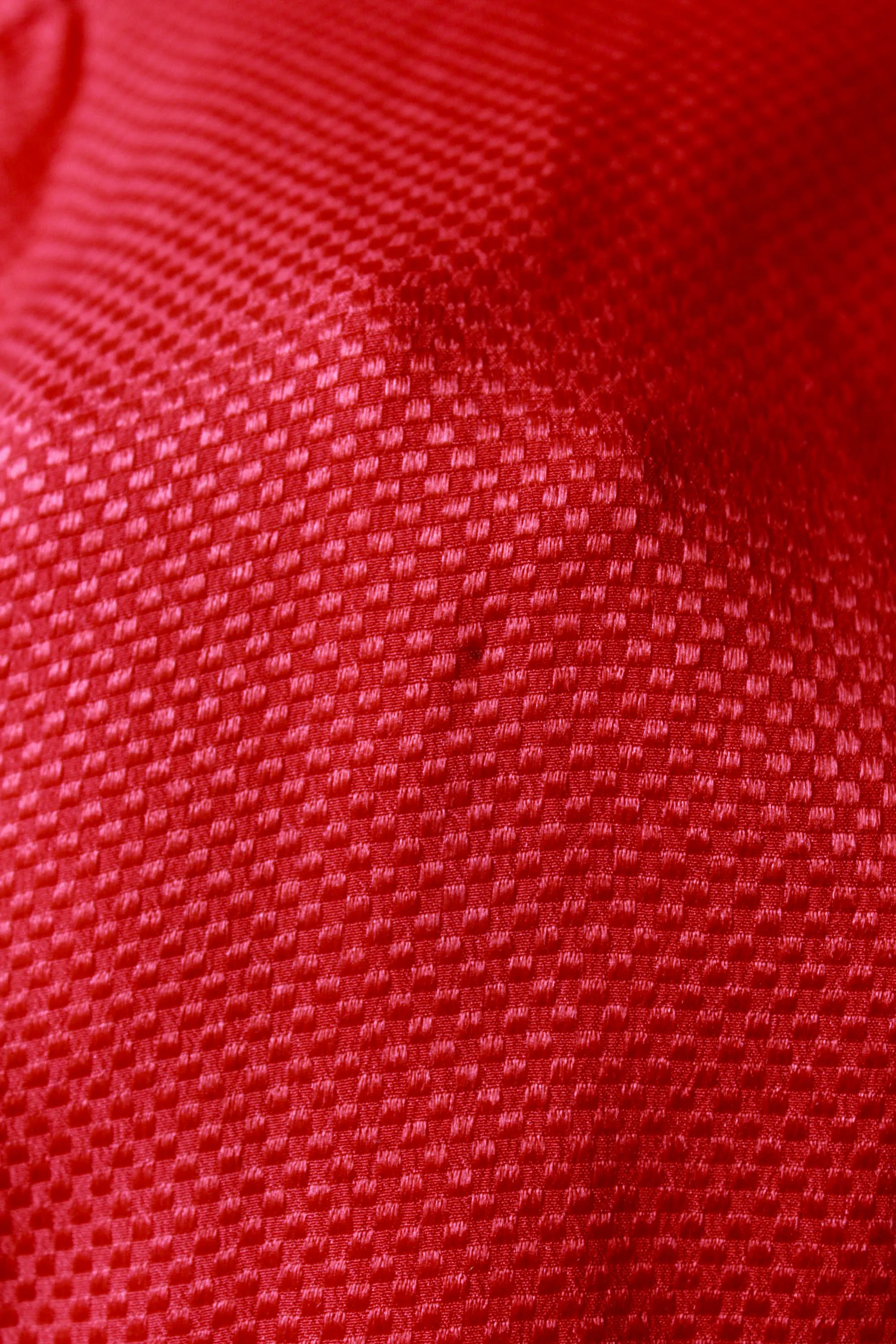1980s Valentino Red Silk Blouse, Large