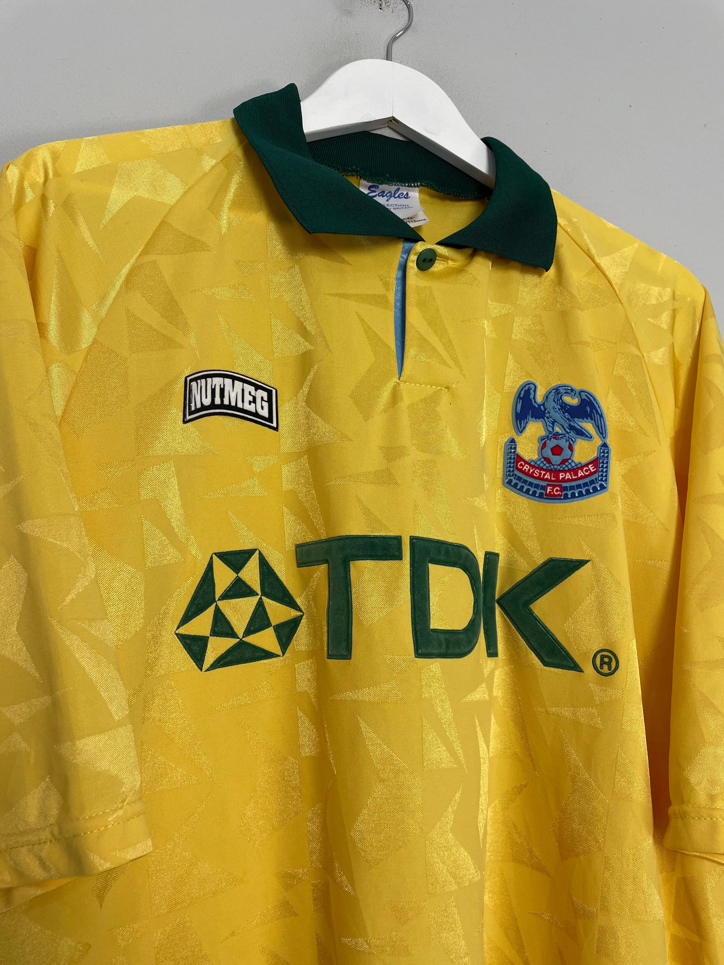 1994/96 CRYSTAL PALACE AWAY SHIRT (L) NUTMEG