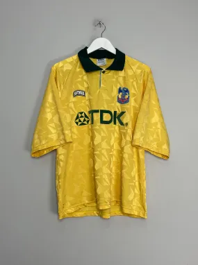 1994/96 CRYSTAL PALACE AWAY SHIRT (L) NUTMEG