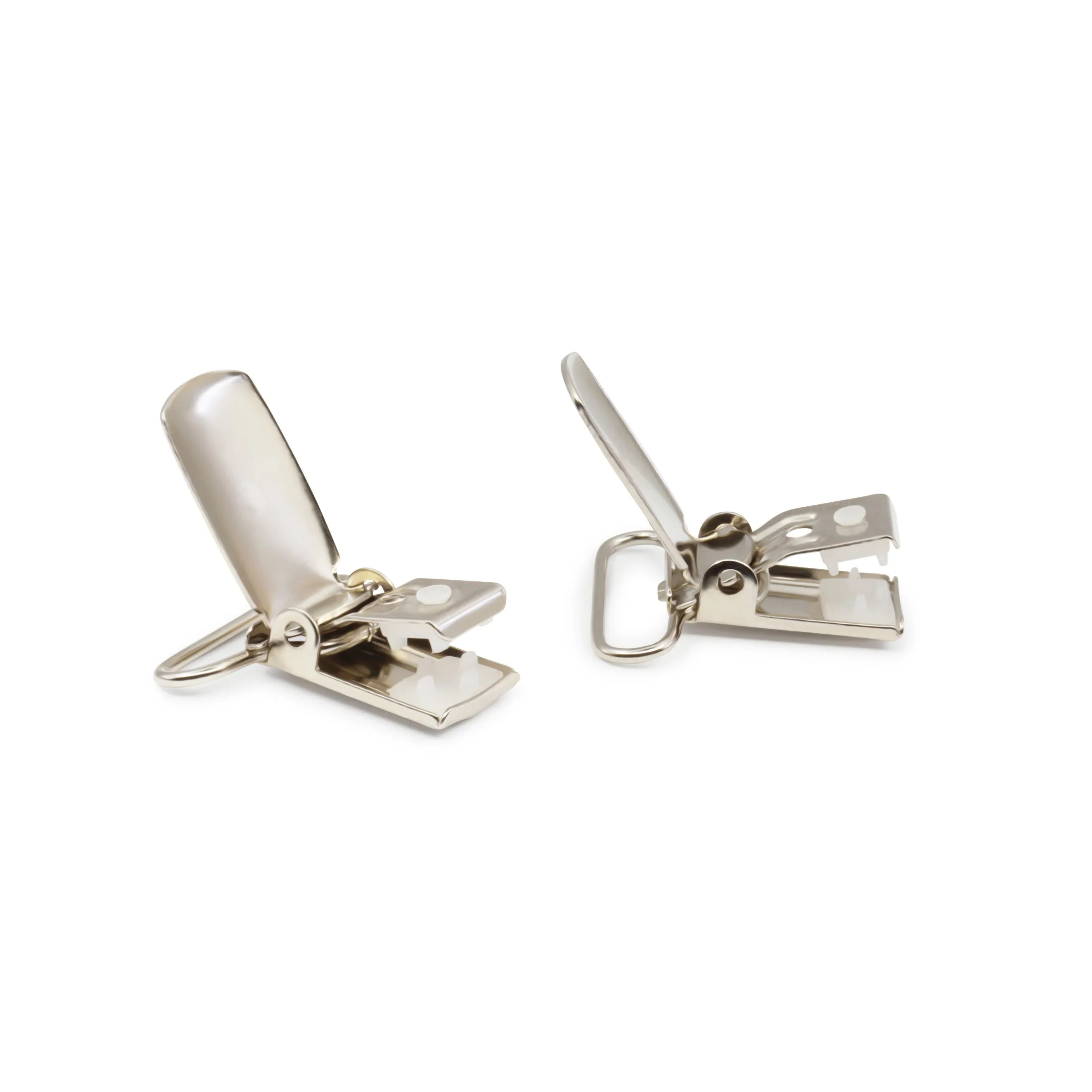 1" Suspender/Mitten Clips, 24 pc, Nickel