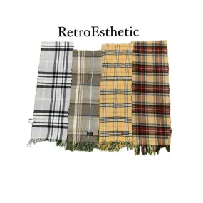 2024 Vintage Check Scarves (DR-098)