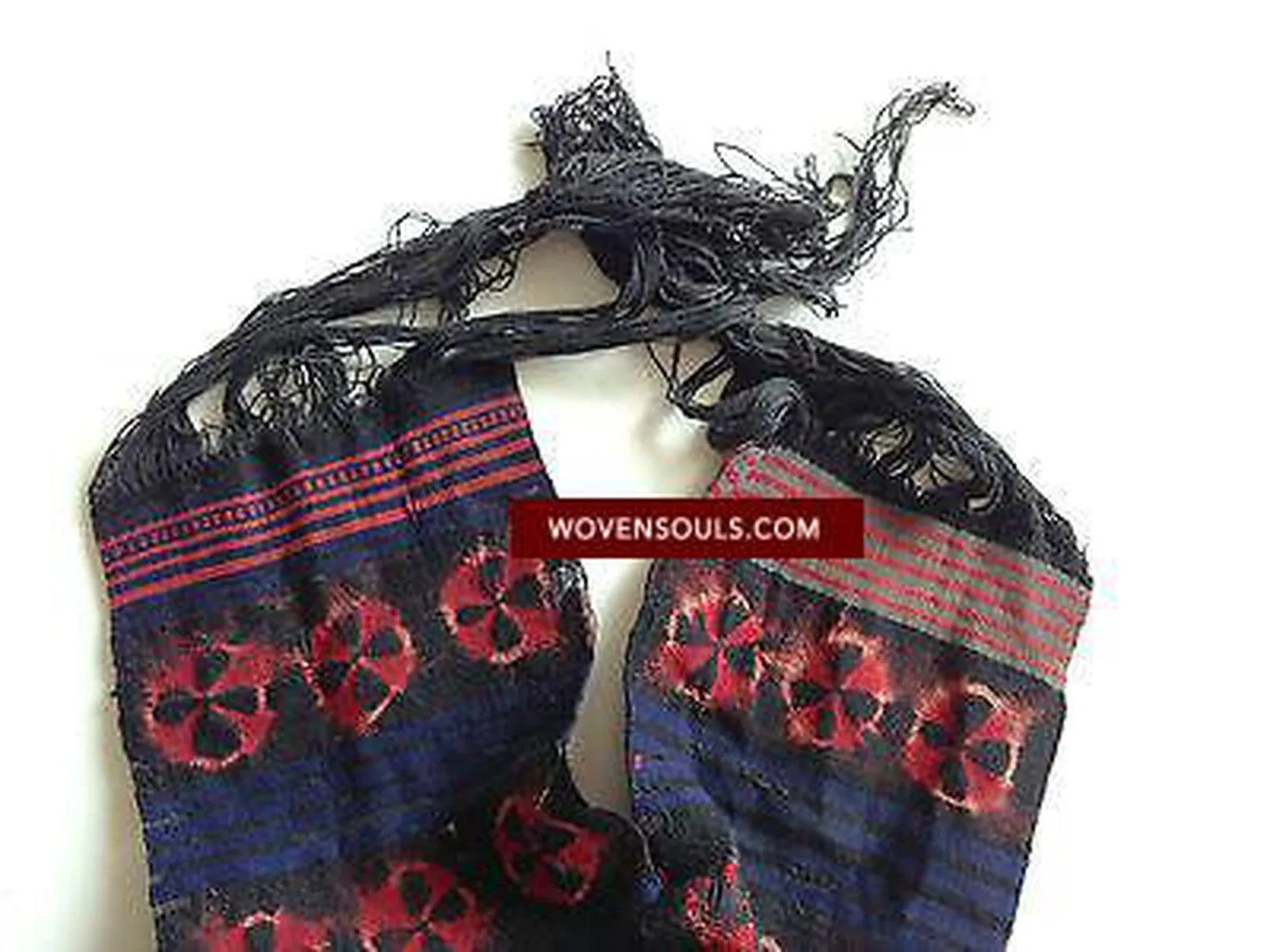 411 SOLD Vintage Himalayan Kaabo Sash Cummerband