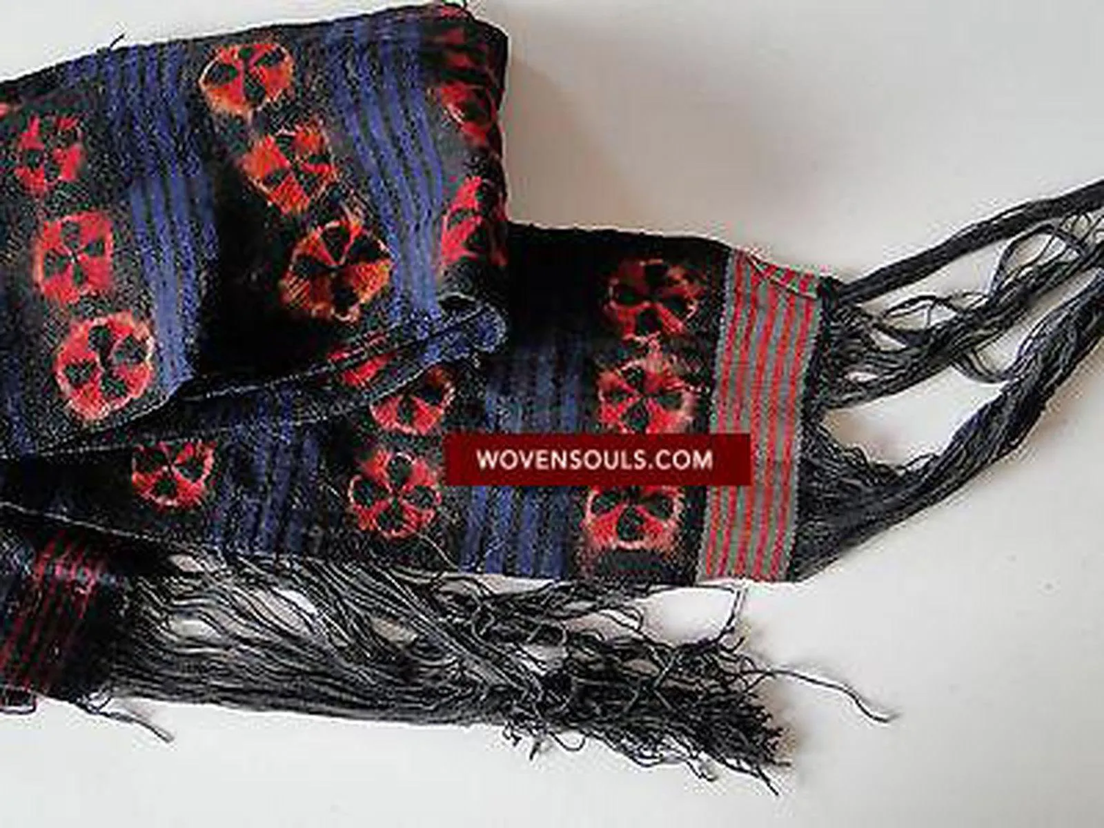 411 SOLD Vintage Himalayan Kaabo Sash Cummerband