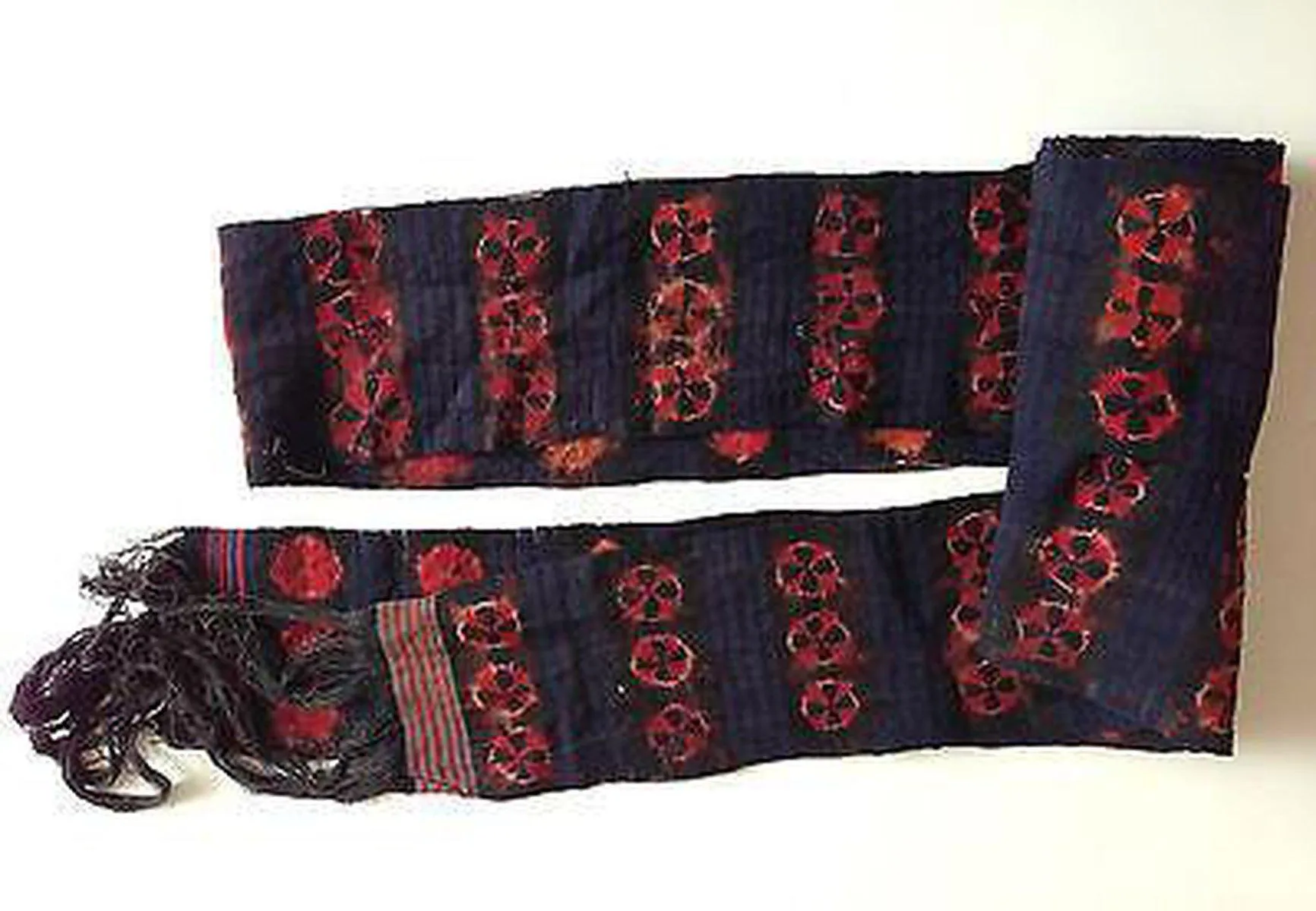 411 SOLD Vintage Himalayan Kaabo Sash Cummerband
