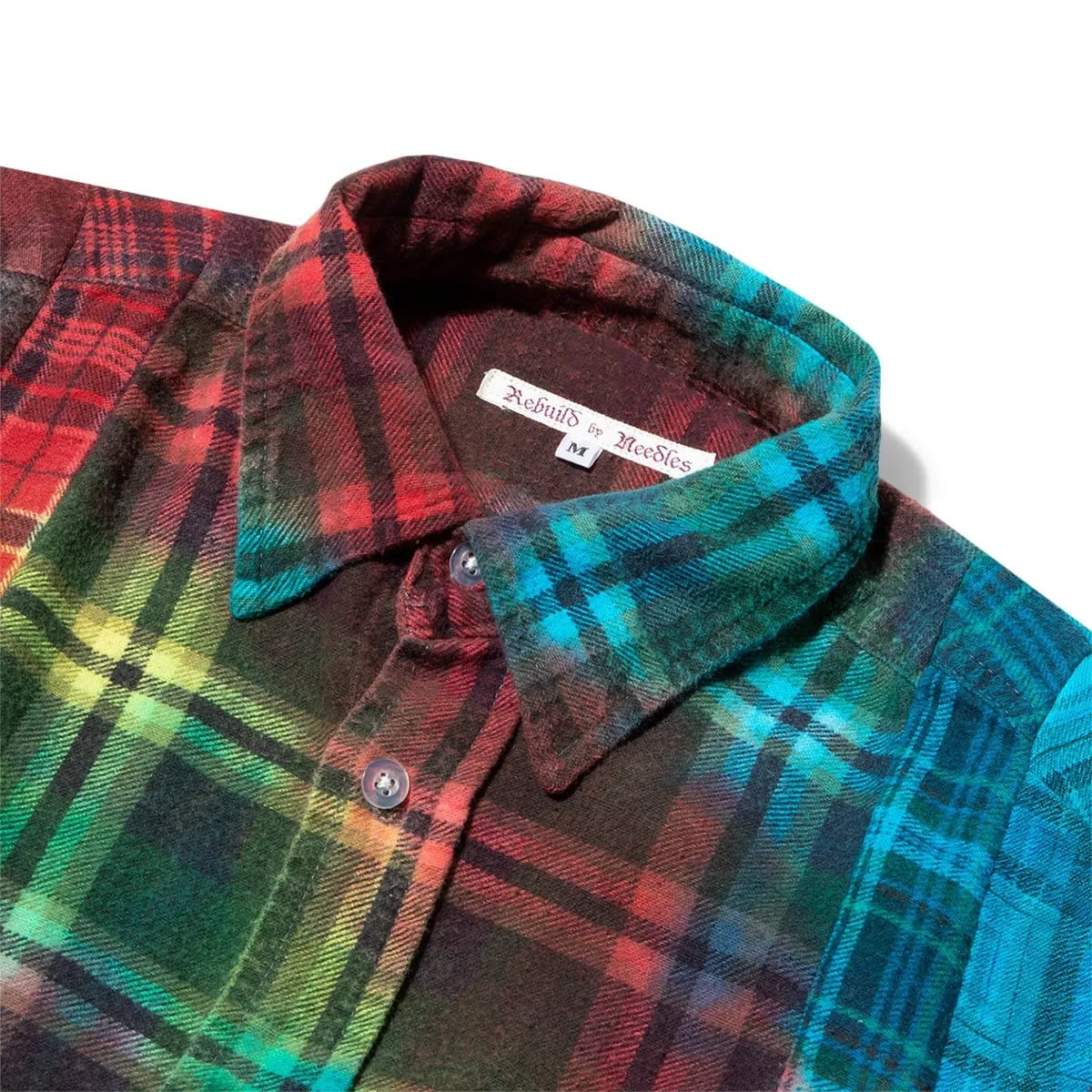 7 CUTS FLANNEL TIE DYE SHIRT FW20 6