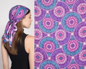 70s Vera Neumann Floral Square Scarf