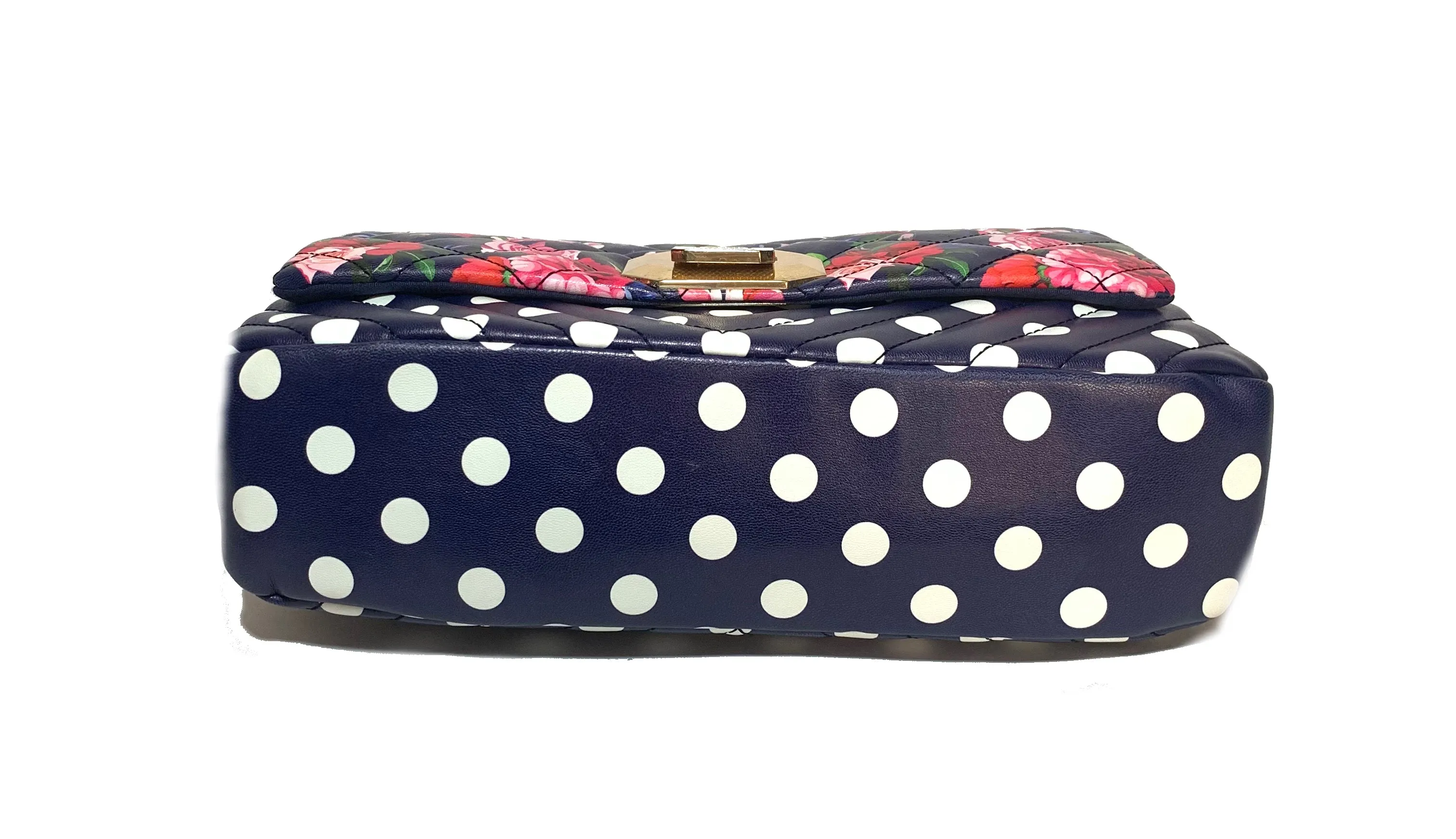 ALDO Blue Floral Quilted Shoulder Bag | Gently Used |