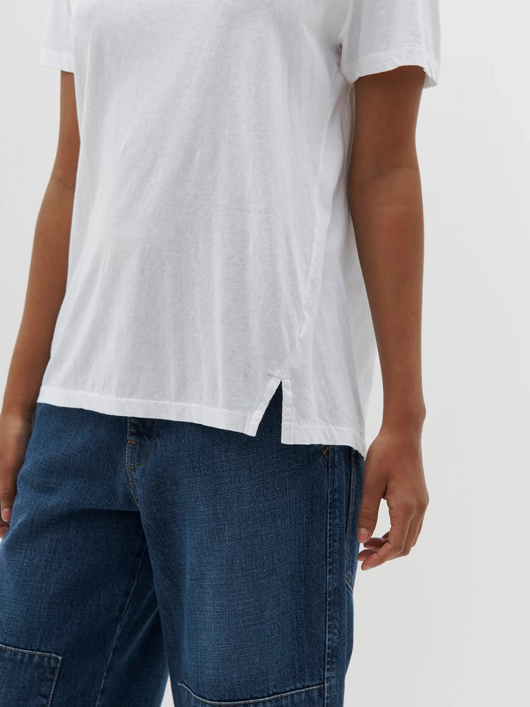 Bassike Classic T-Shirt in White