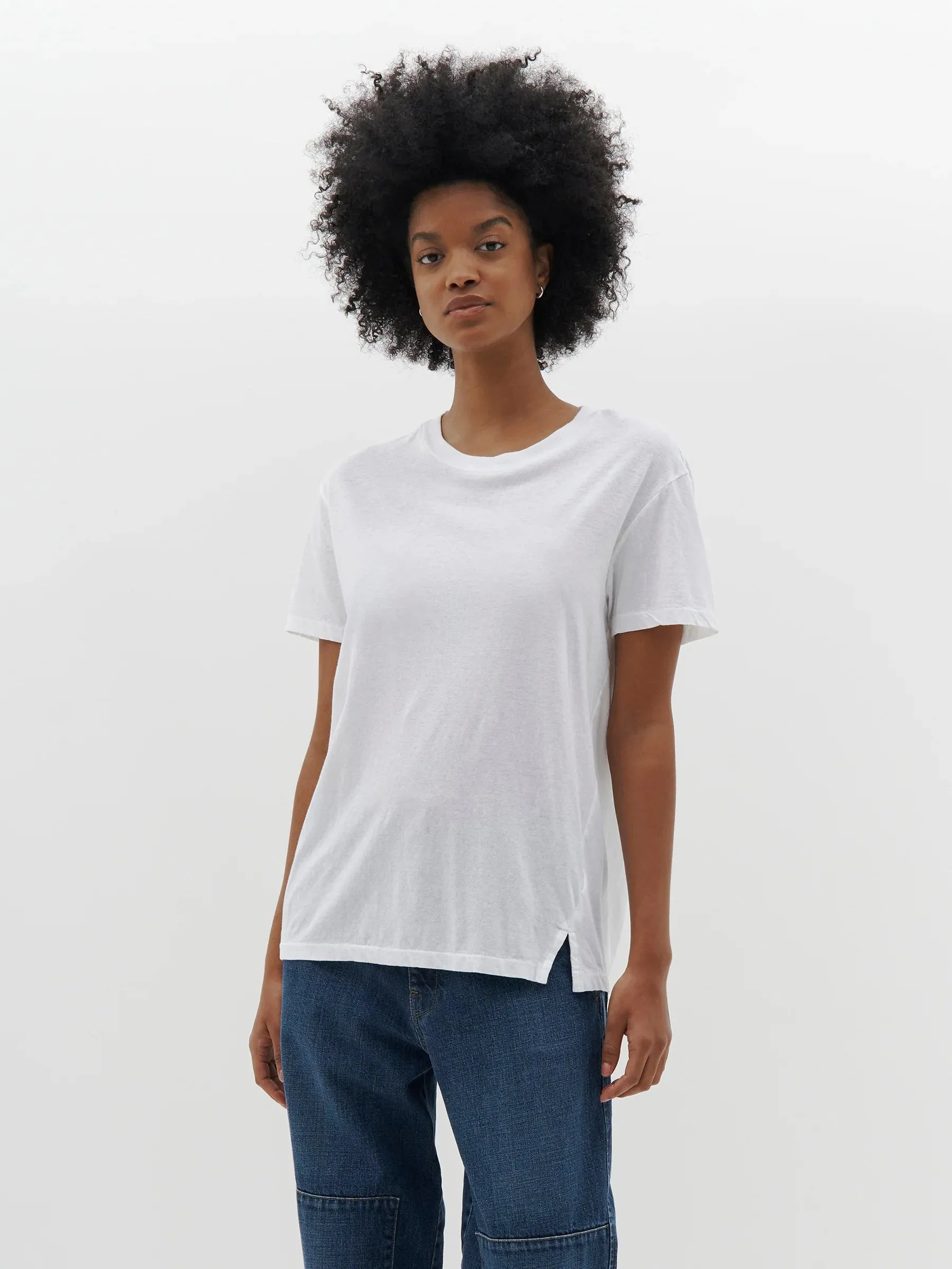 Bassike Classic T-Shirt in White