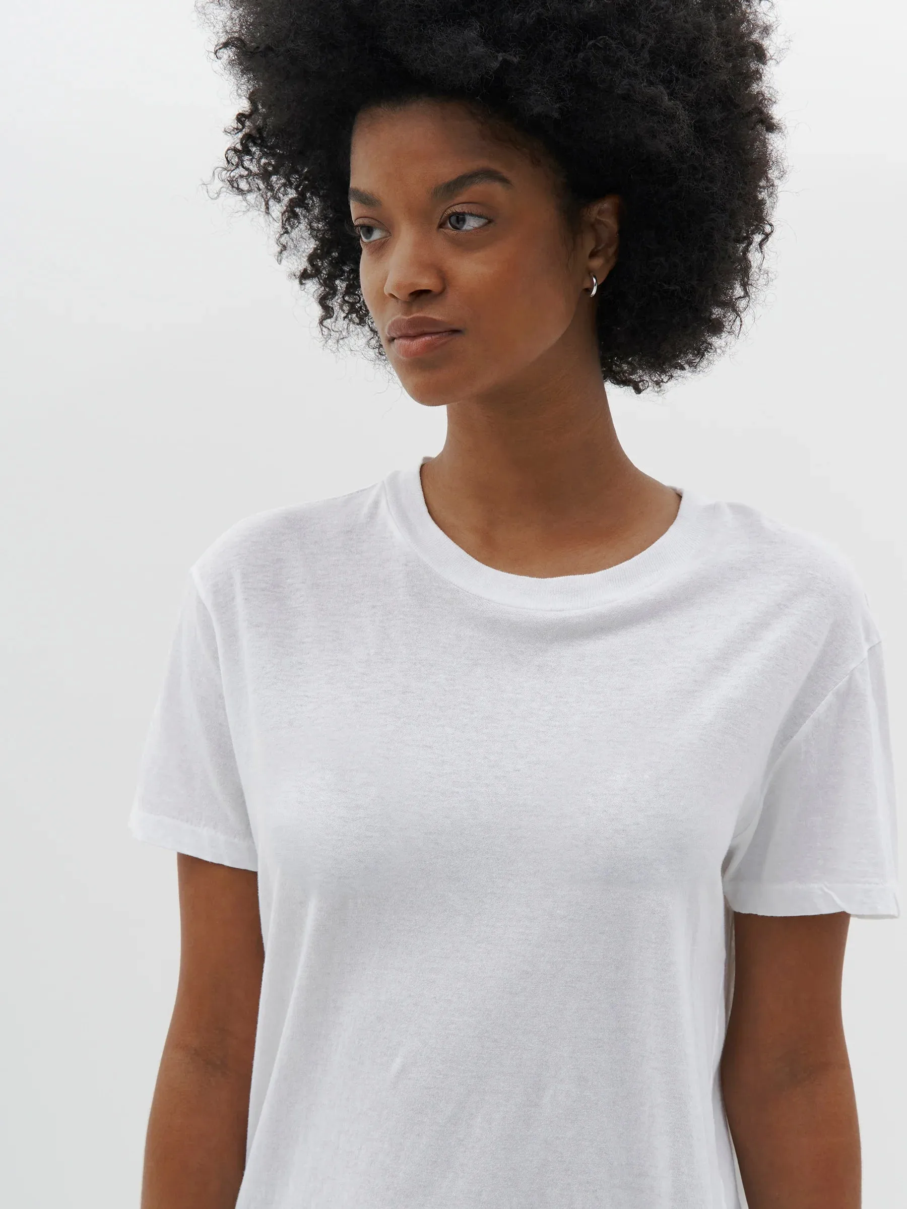 Bassike Classic T-Shirt in White