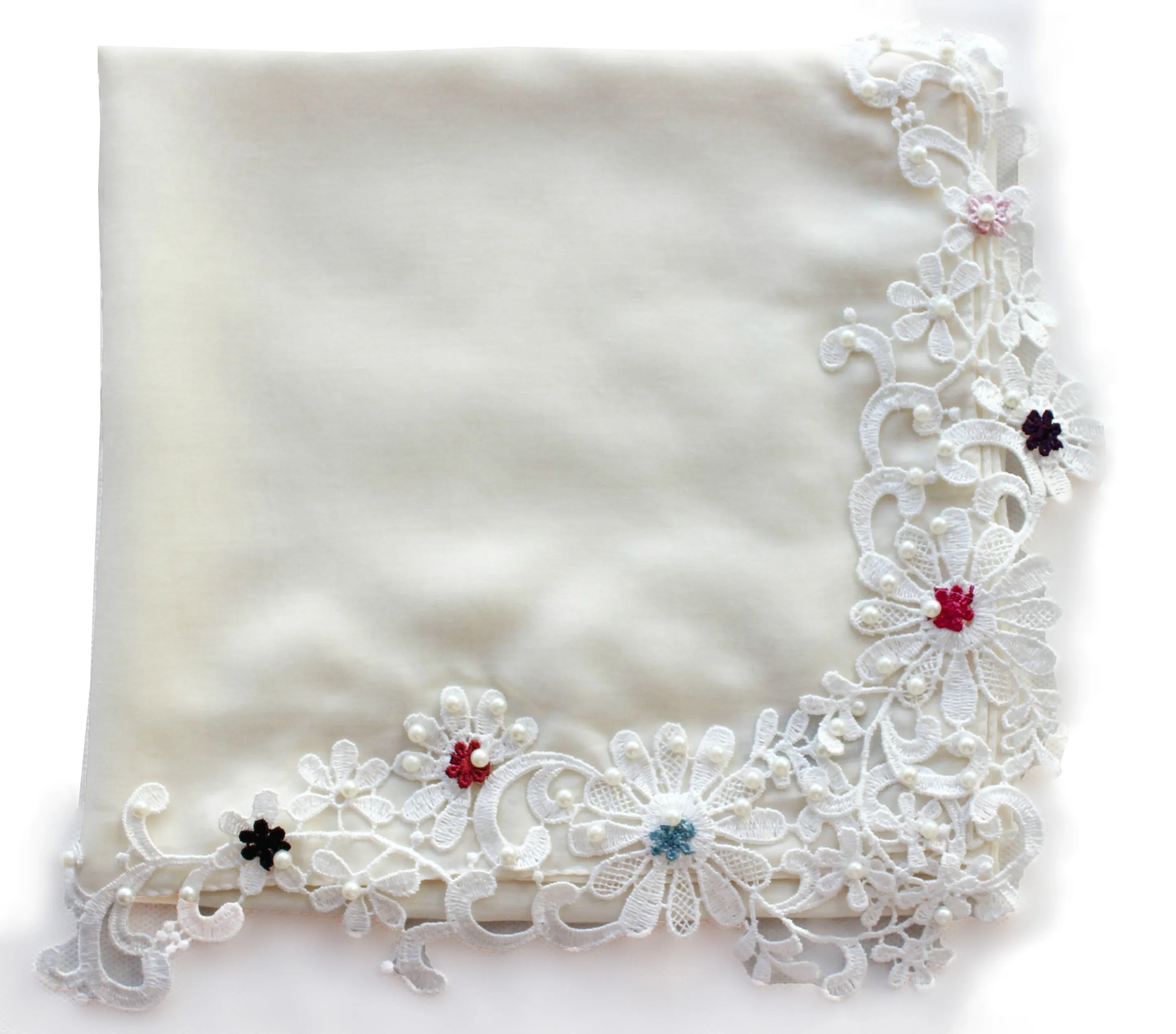 Beaded Square Head Scarf
