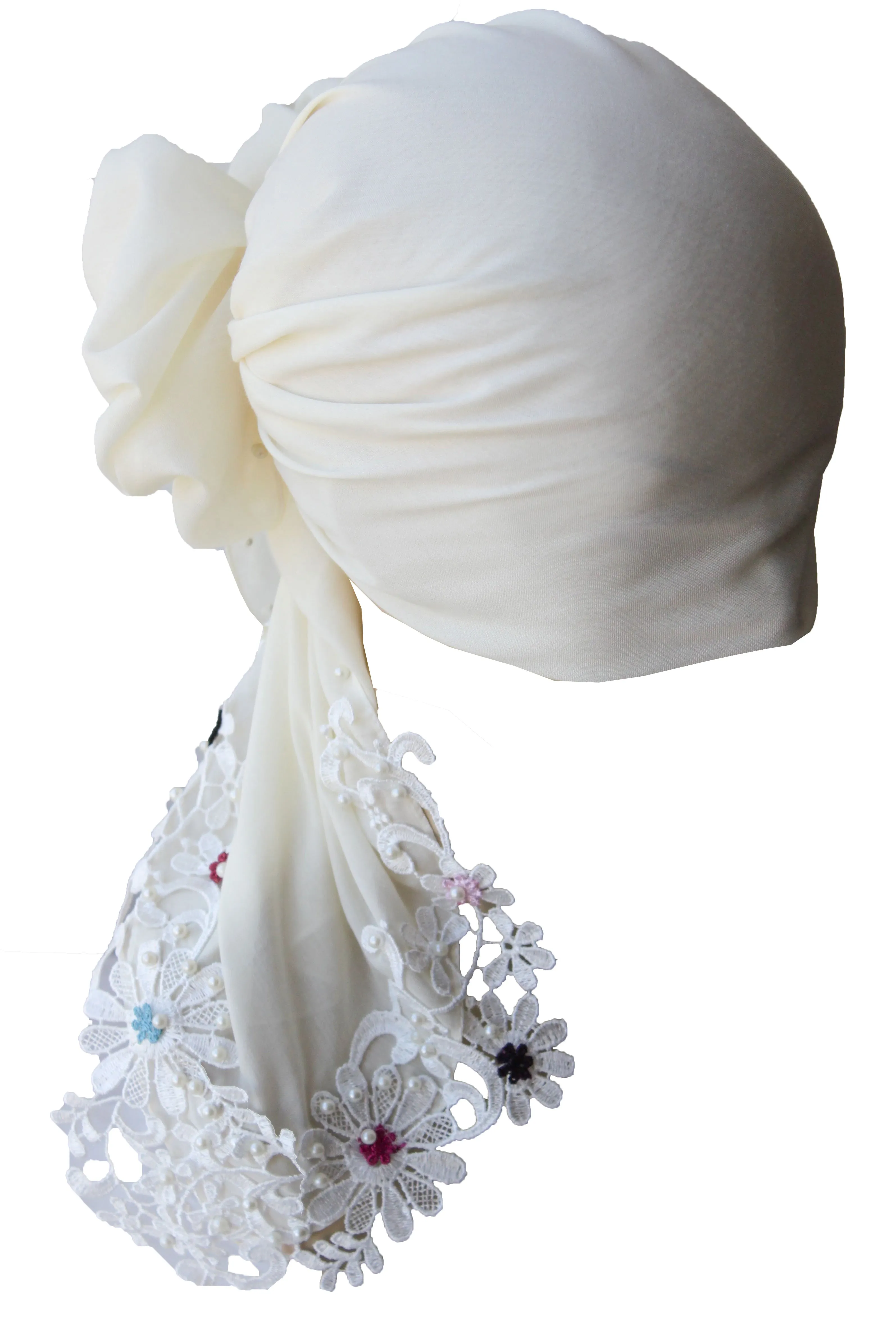 Beaded Square Head Scarf