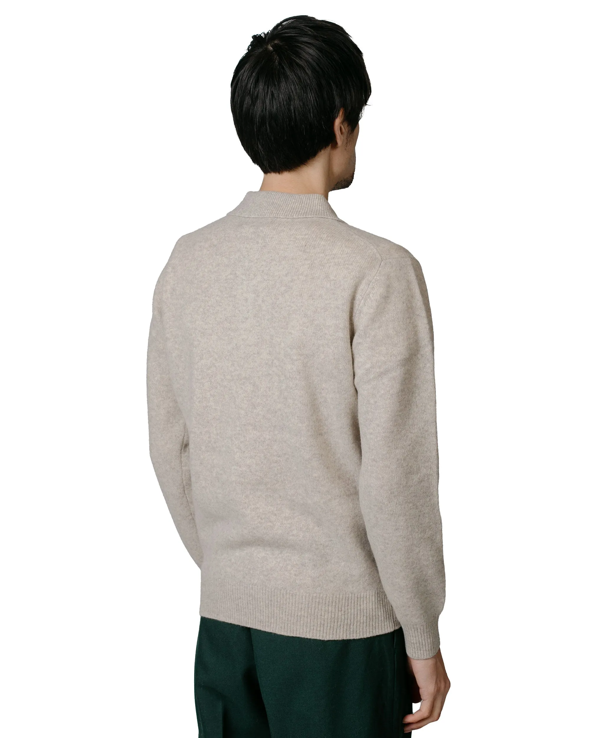 Beams Plus Knit Polo 9G Beige