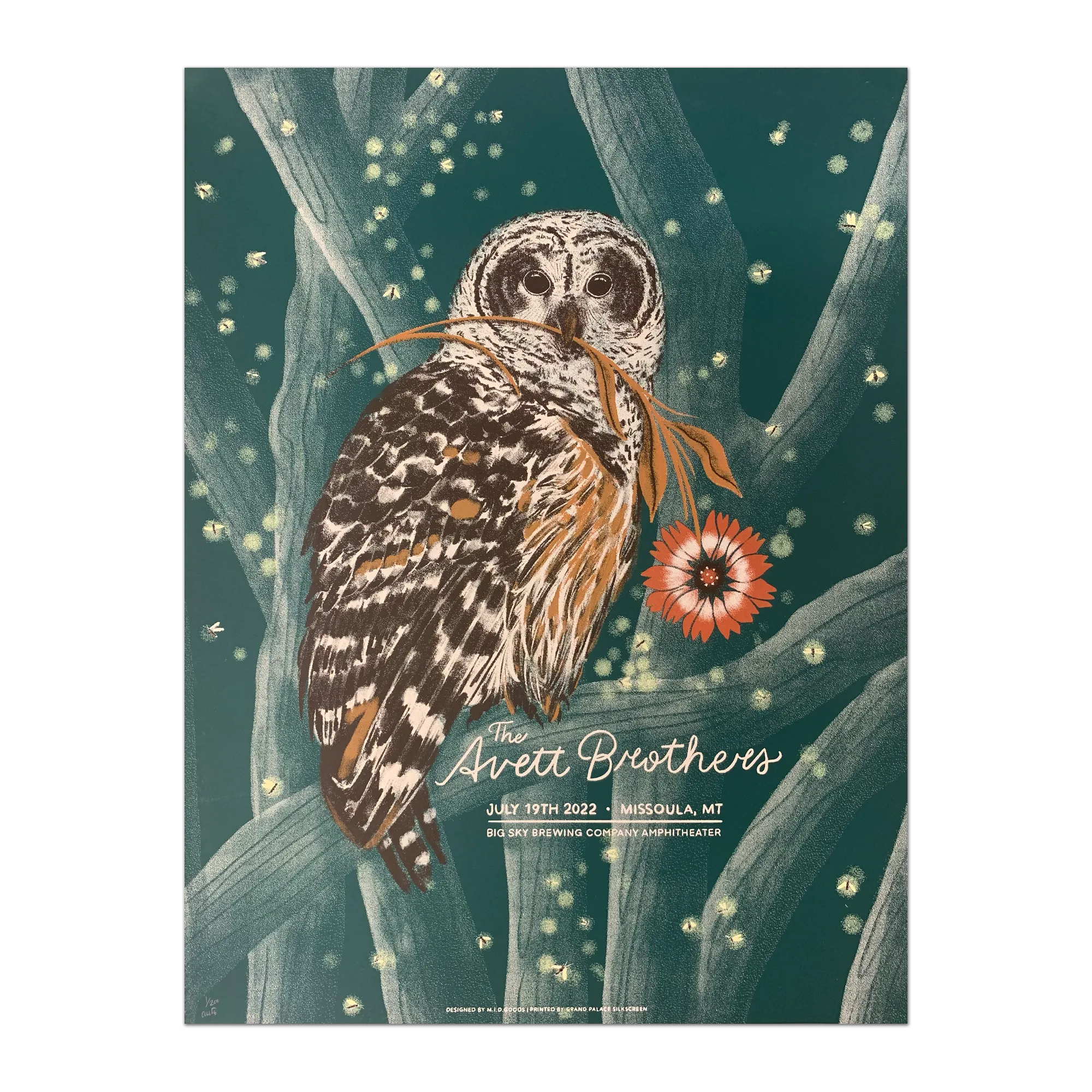 Big Sky Brewing Amphitheater [7-19-22, Missoula, MT] Poster