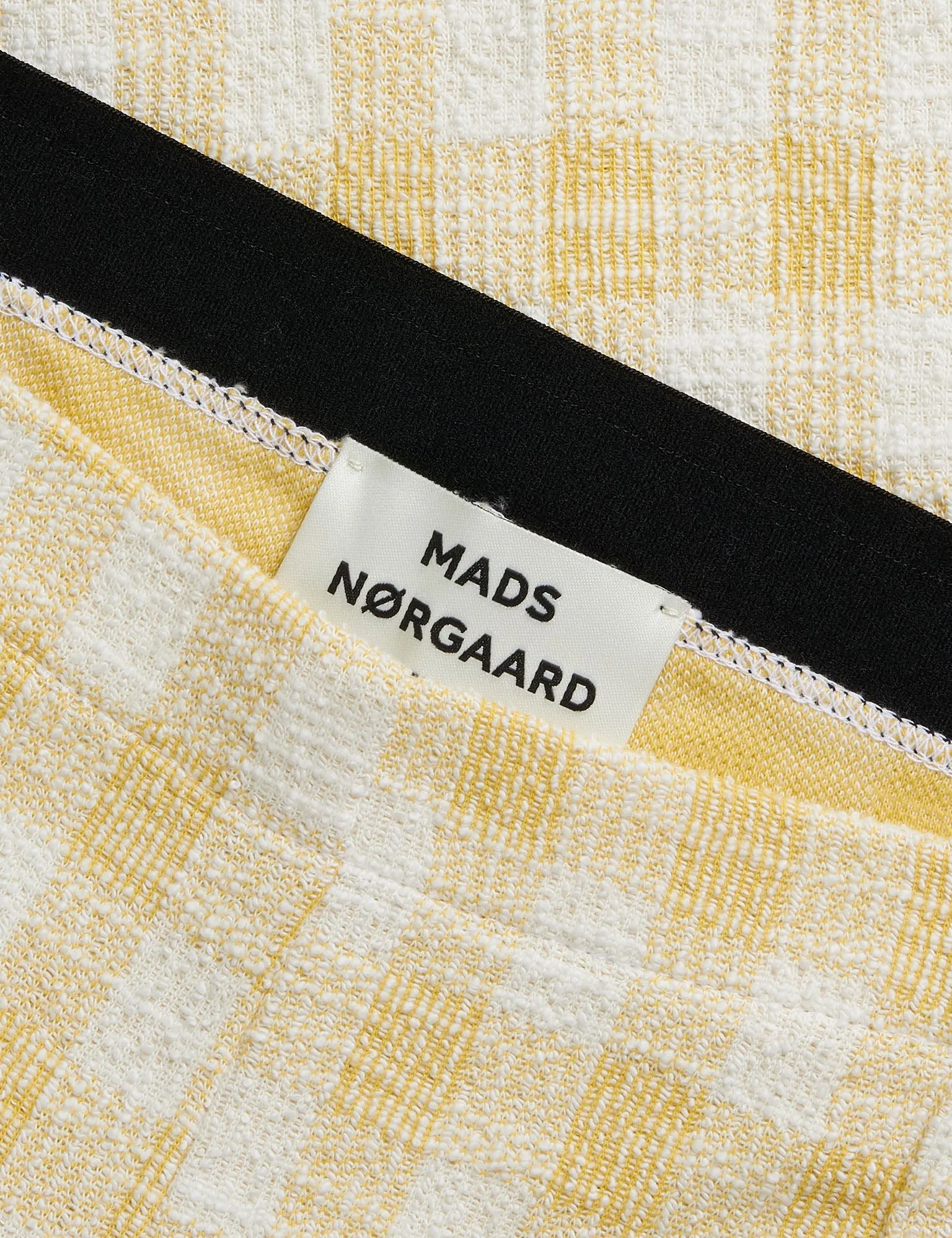 Boucle Jersey Pirla Pants, Misted Yellow/White Alyssum