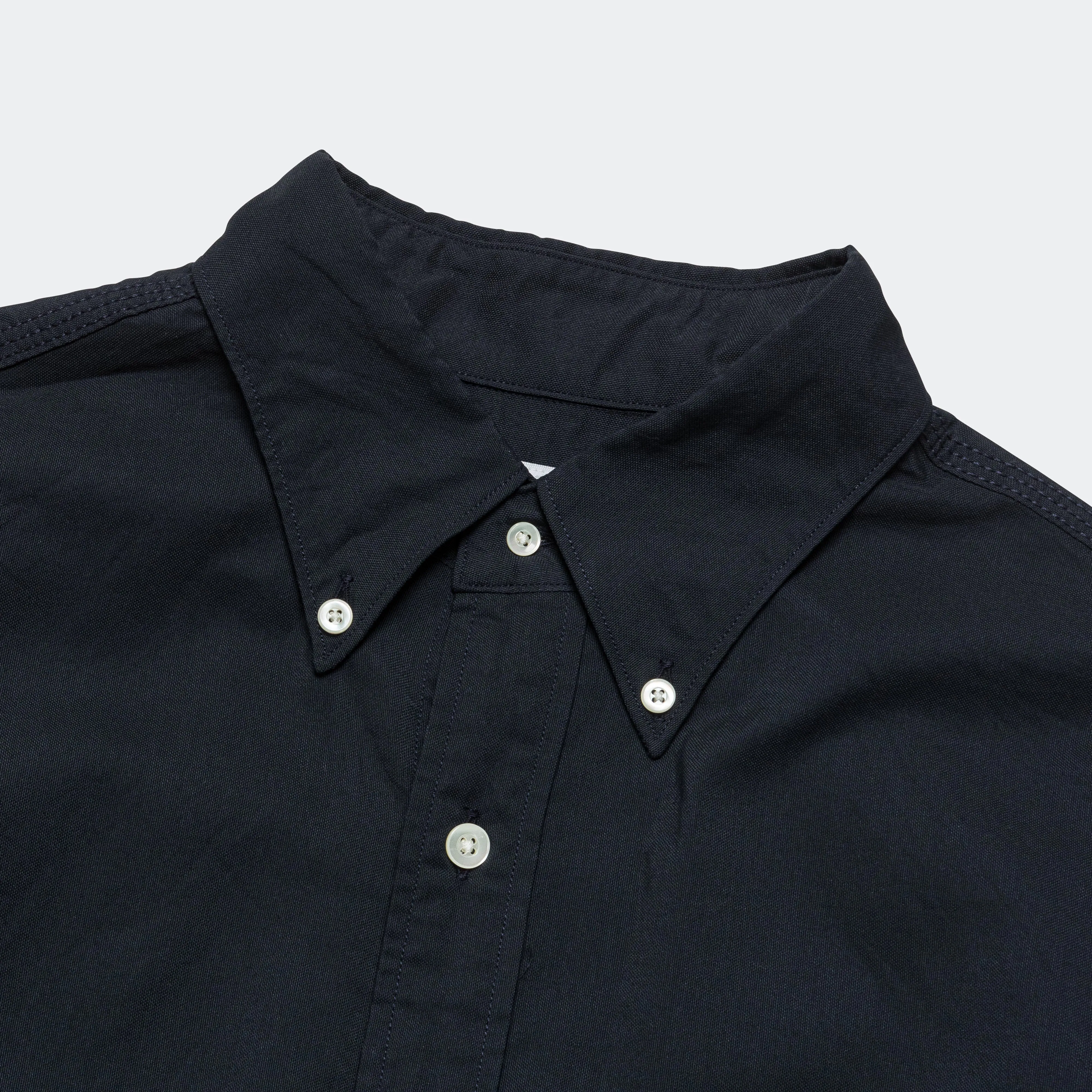 Button Down Wind Shirt - Dark Navy