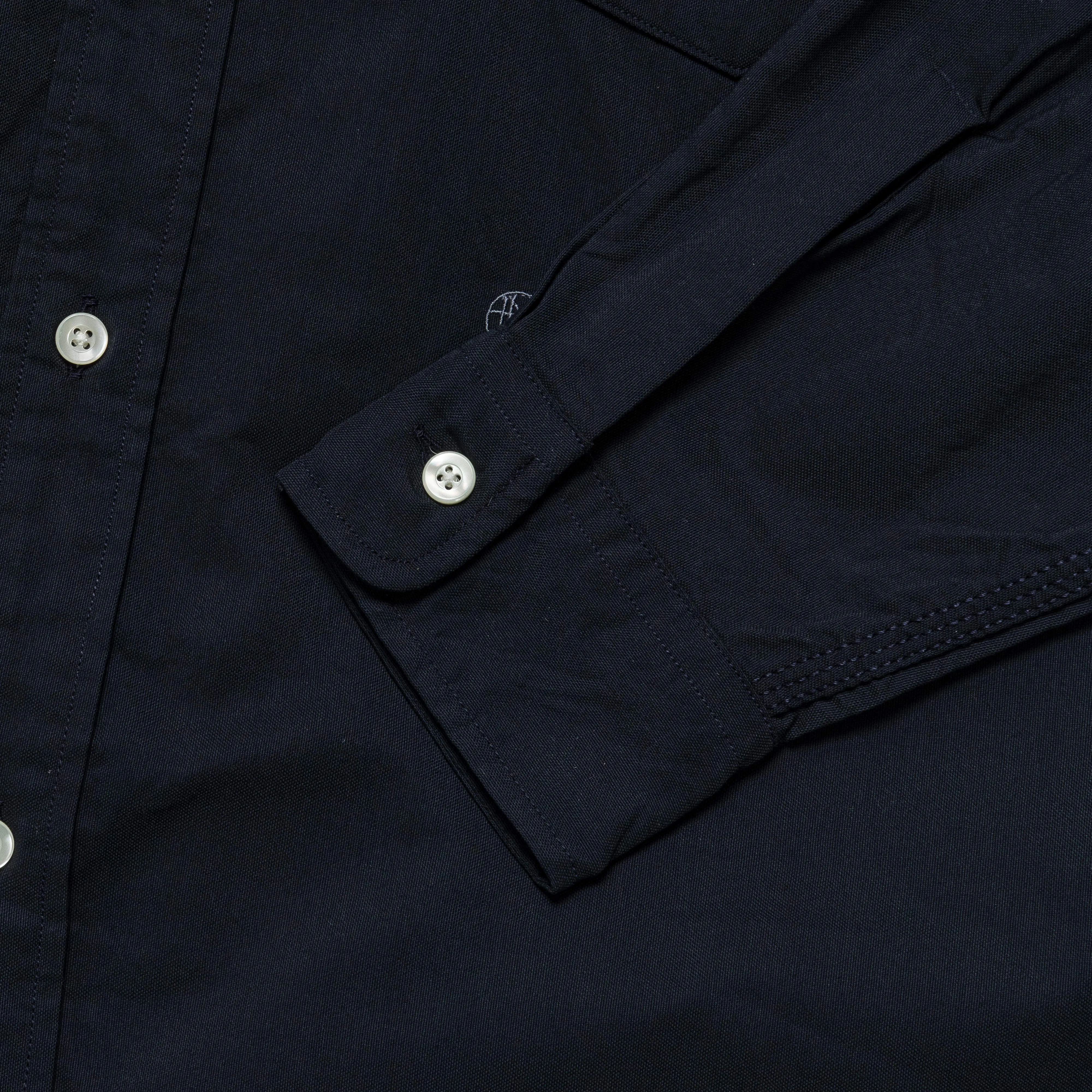Button Down Wind Shirt - Dark Navy