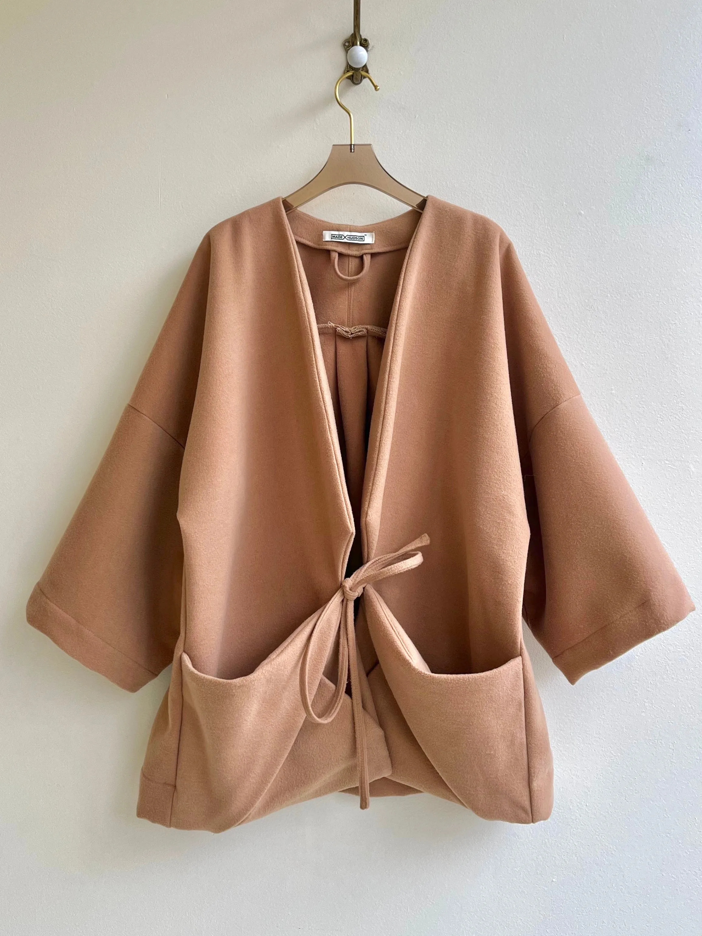Camel Cashmere Chore Jacket