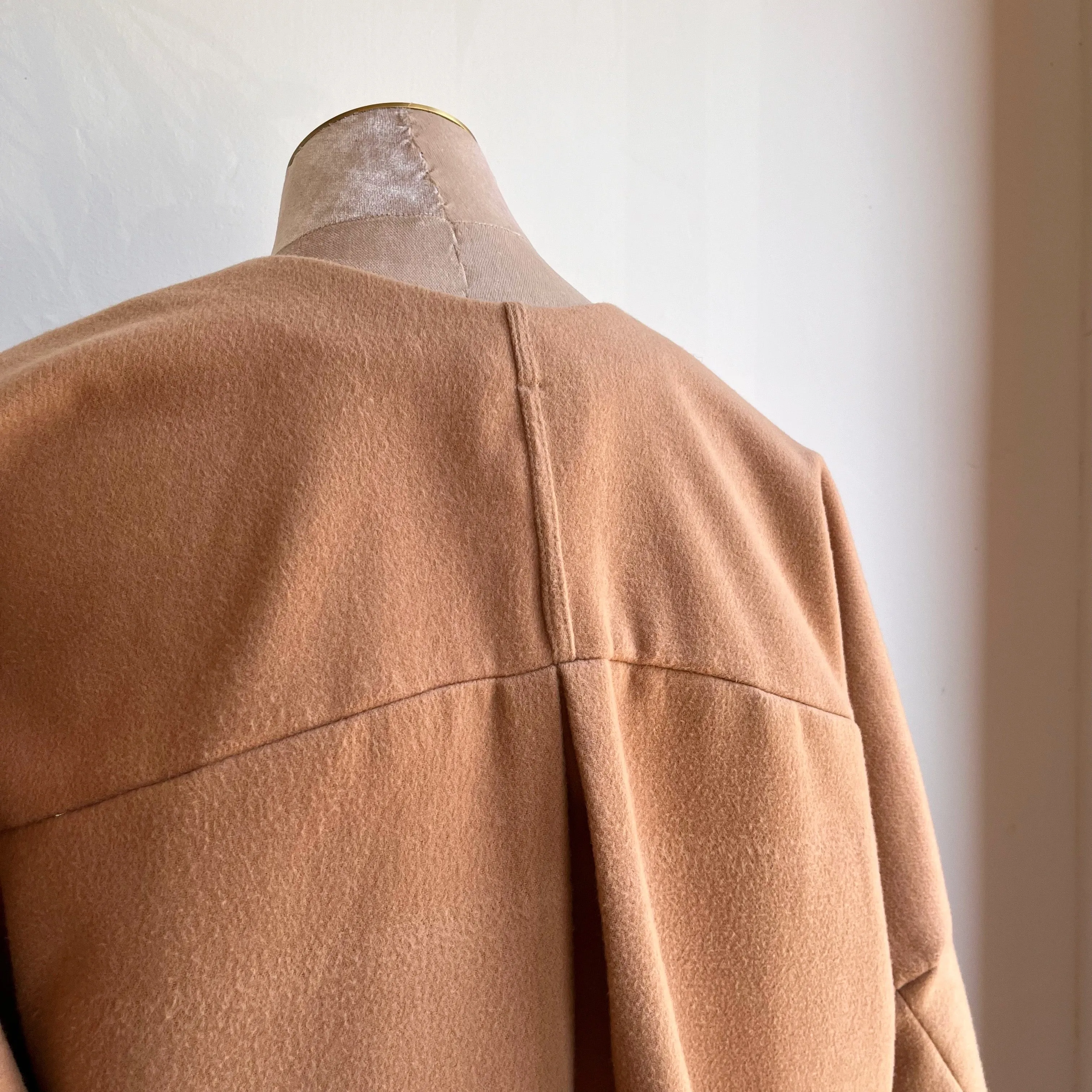 Camel Cashmere Chore Jacket
