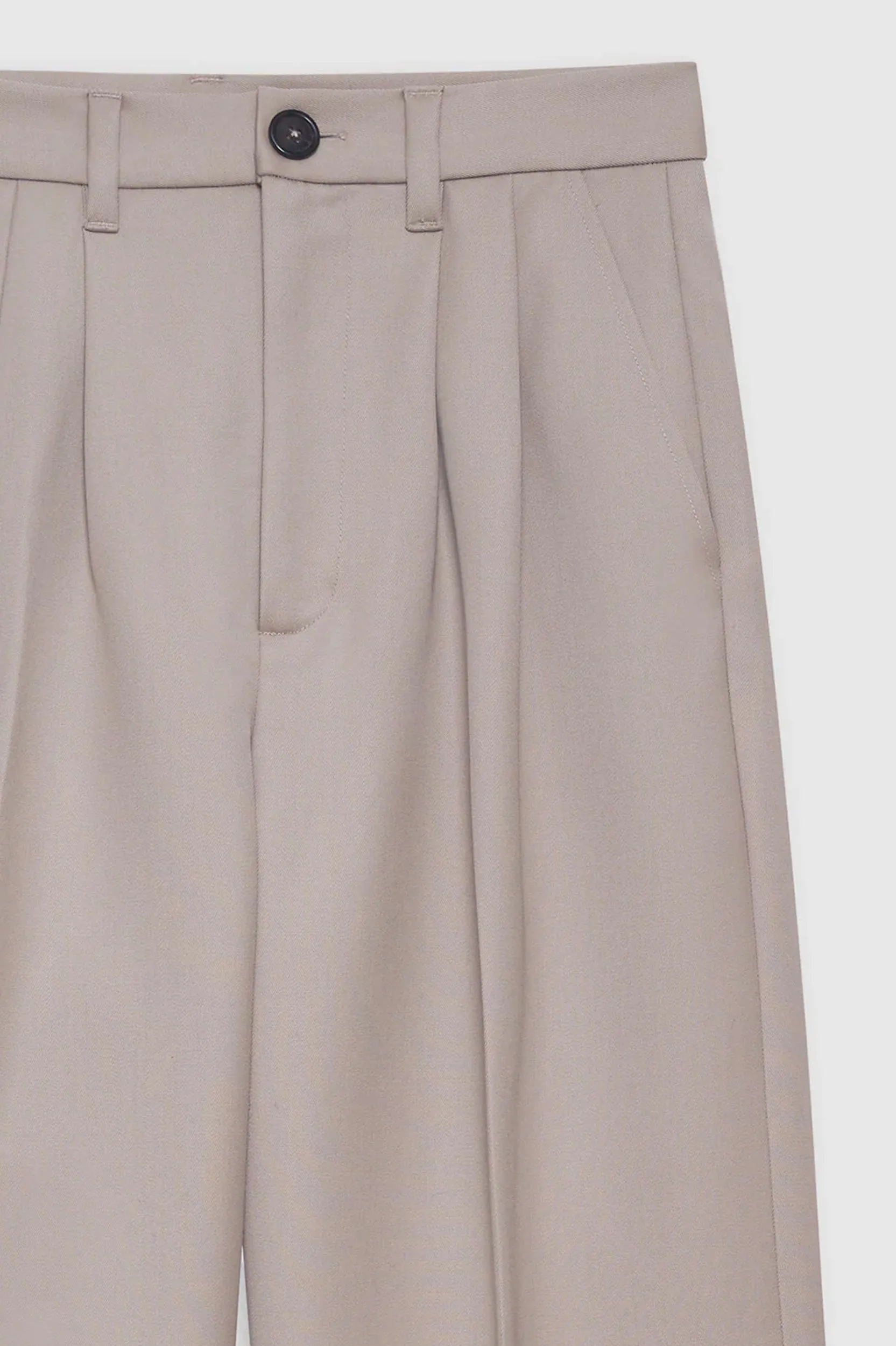 Carrie Pant in Taupe