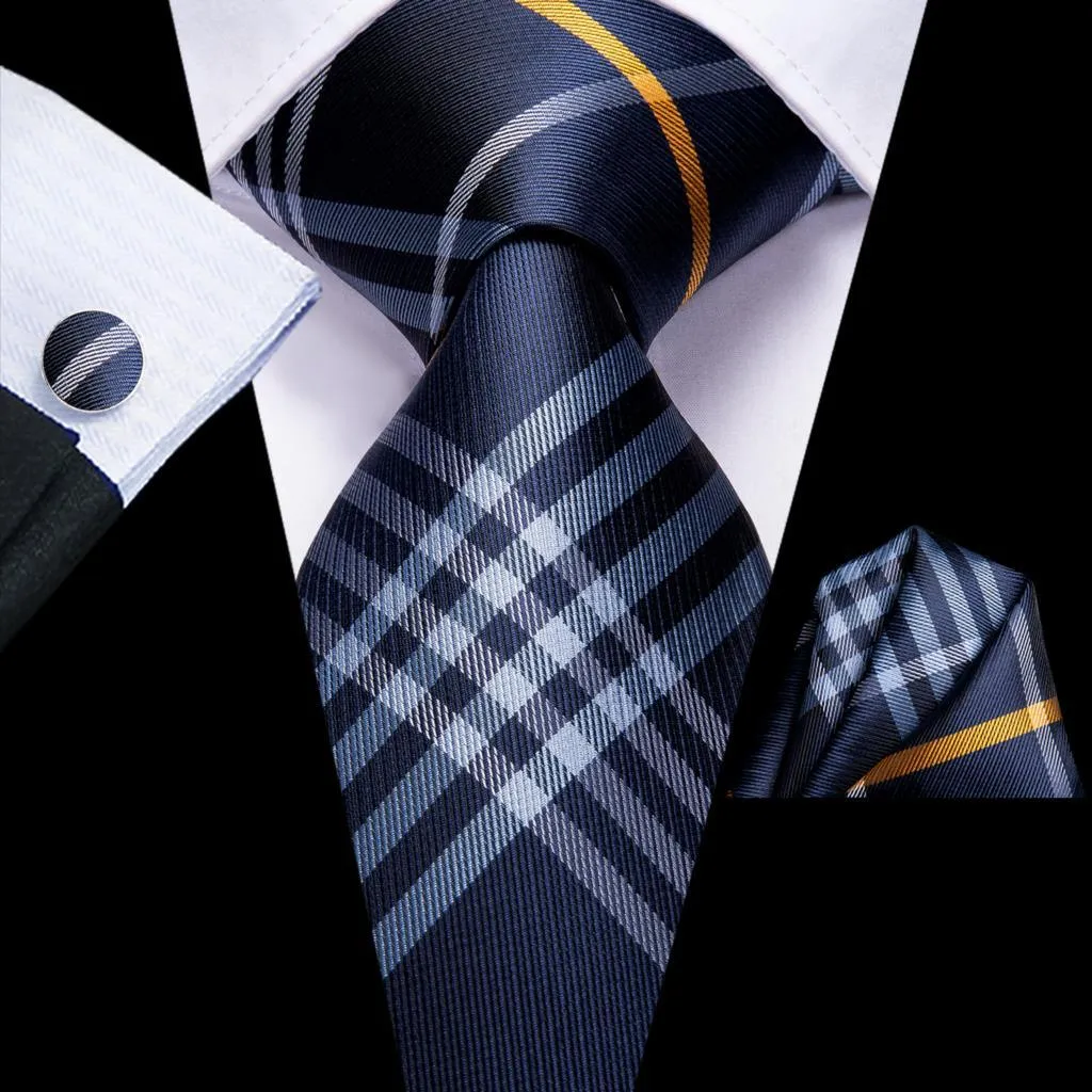 Champagne Gold Striped Paisley Solid Mens Silk Wedding Tie