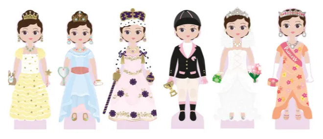 Charlotte Magnetic Dress Up Doll - Floss & Rock