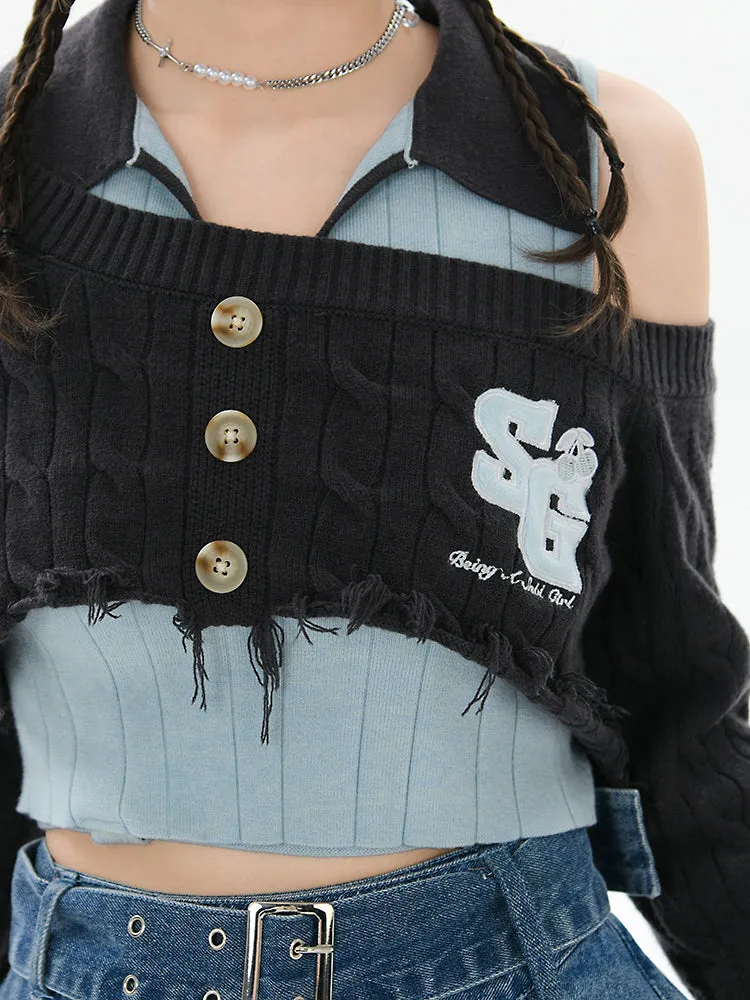 Cherry Girl Knit Tops