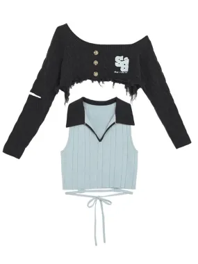 Cherry Girl Knit Tops