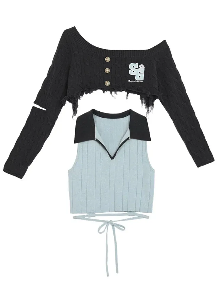 Cherry Girl Knit Tops