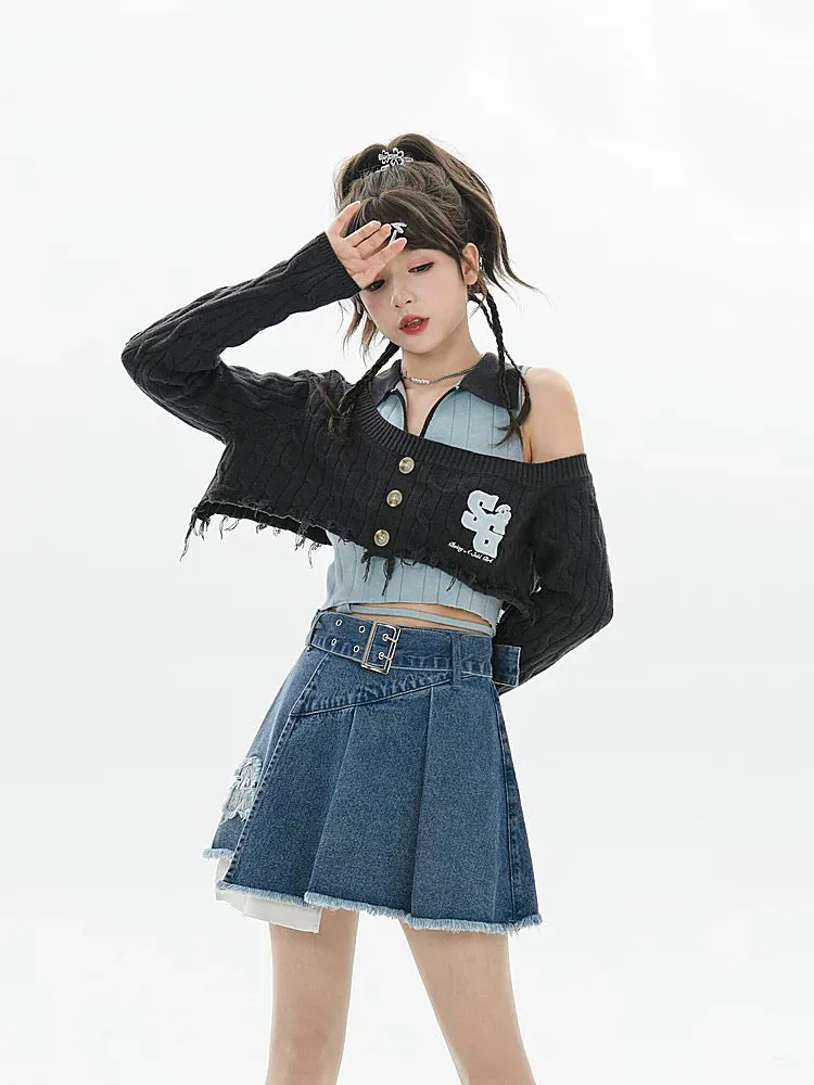 Cherry Girl Knit Tops