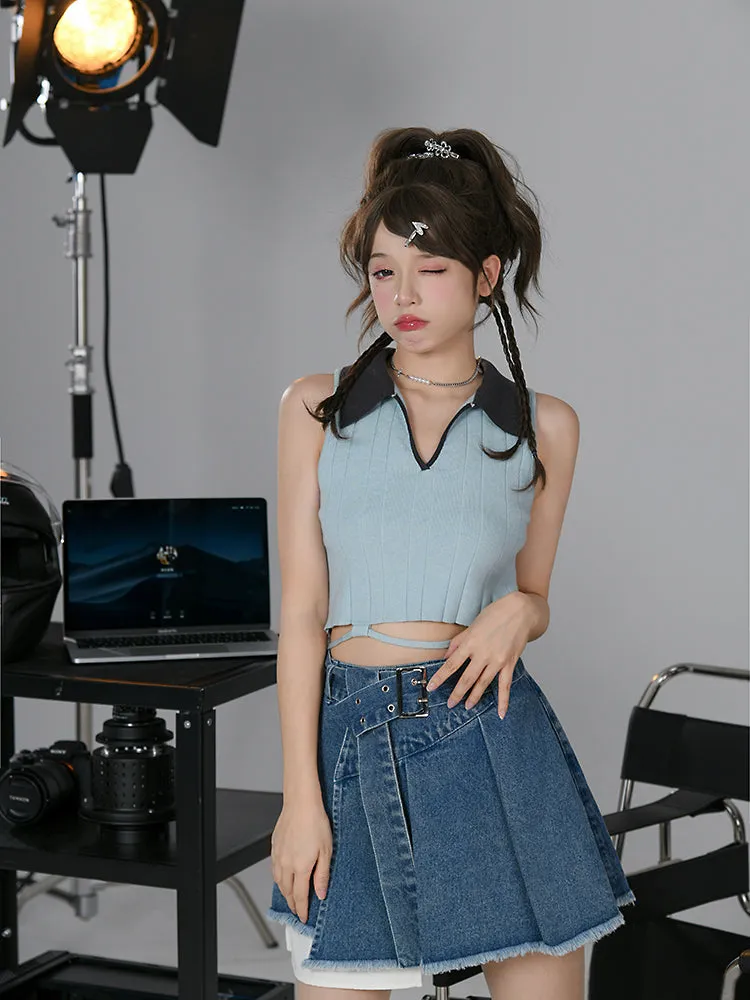 Cherry Girl Knit Tops