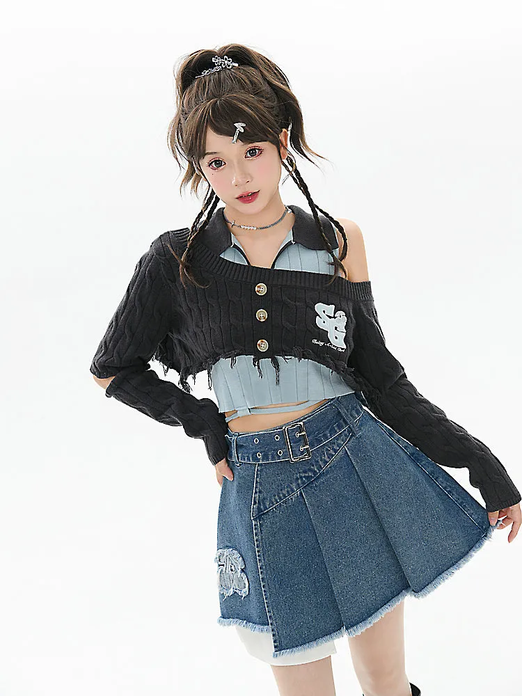 Cherry Girl Knit Tops