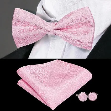 Classic Bow Ties For Men Silk Butterfly Pre-Tied Bowtie