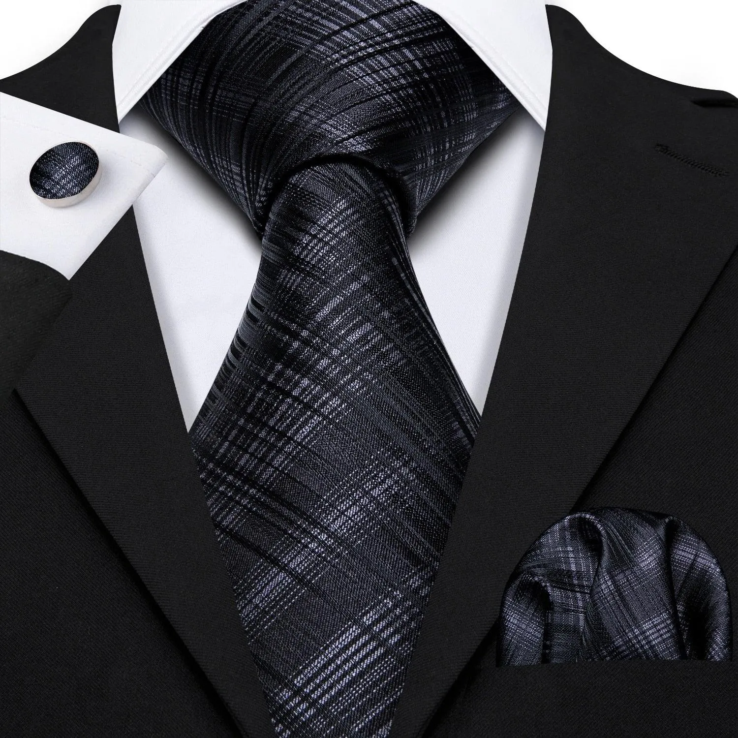 Classic Teal Stripe Ties For Men Elegant Silk High Quality