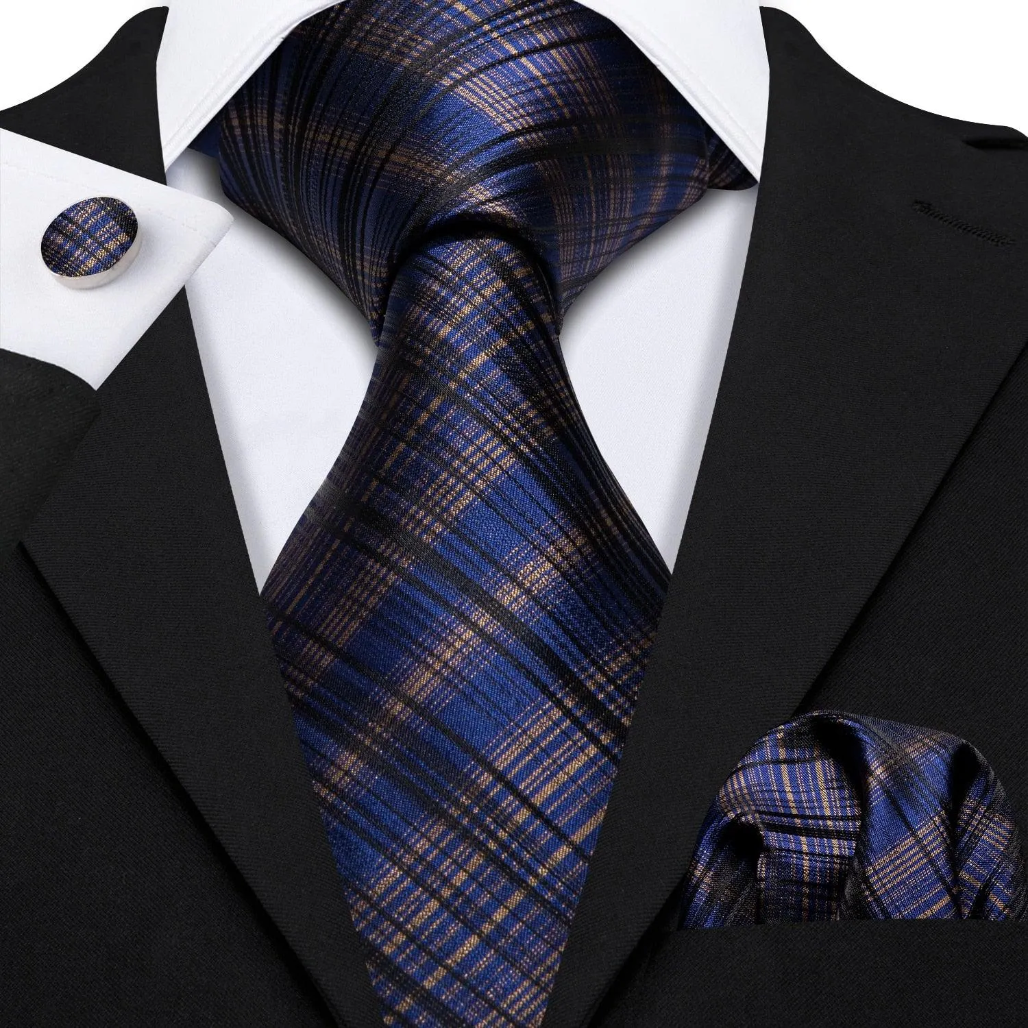 Classic Teal Stripe Ties For Men Elegant Silk High Quality
