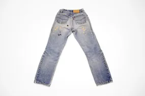 Classic Vintage Levi's Denim Paint Splatter