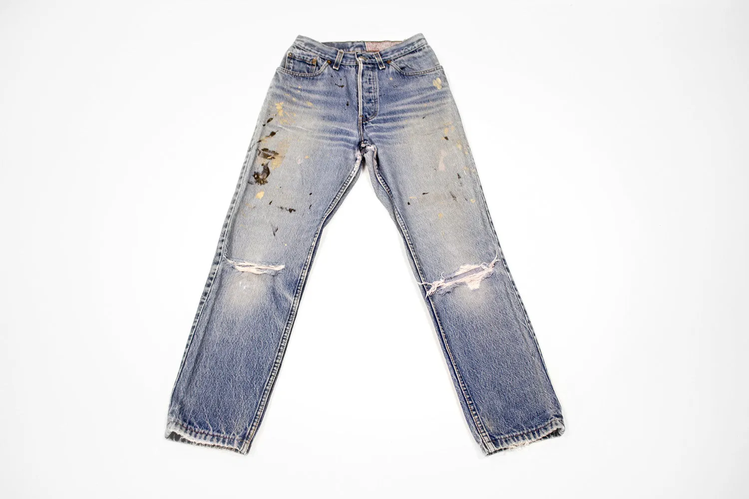 Classic Vintage Levi's Denim Paint Splatter