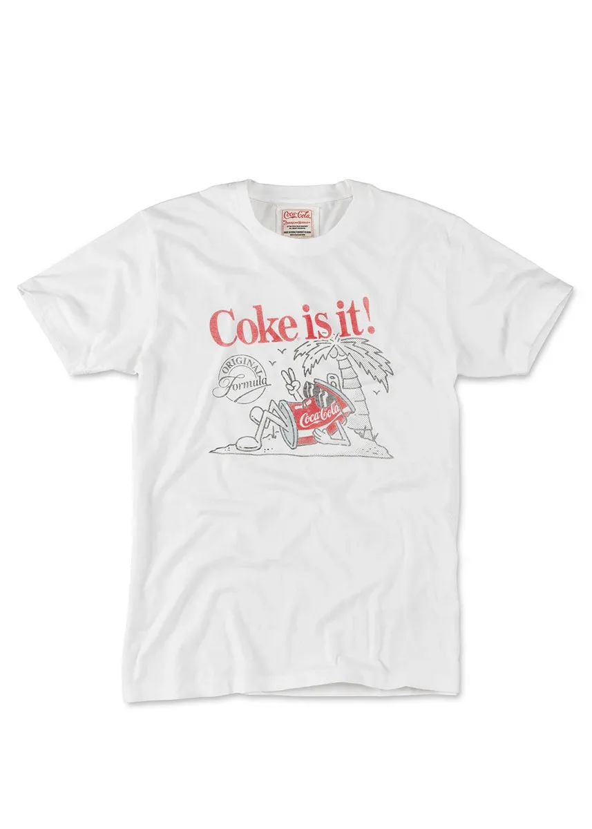 Coke Vintage Fade Tee - White