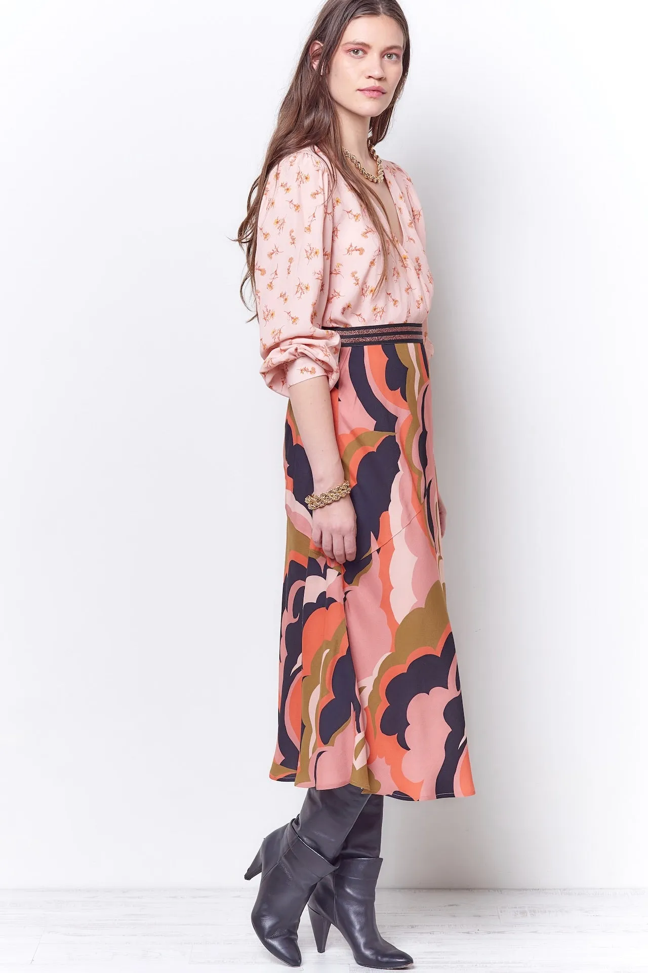 DEE Bias Skirt - Clouds