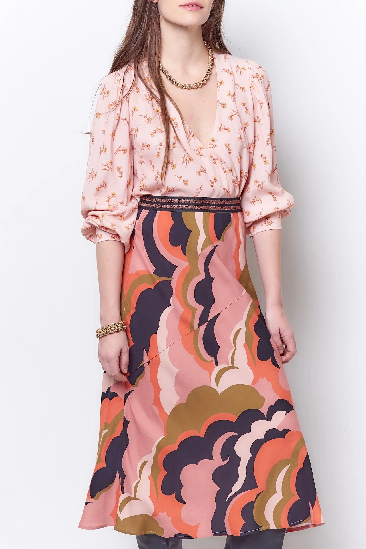 DEE Bias Skirt - Clouds