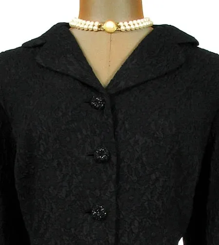 Embossed with Beaded Buttons & Belt