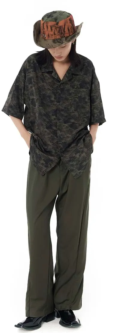 Floral Print Button Shirt