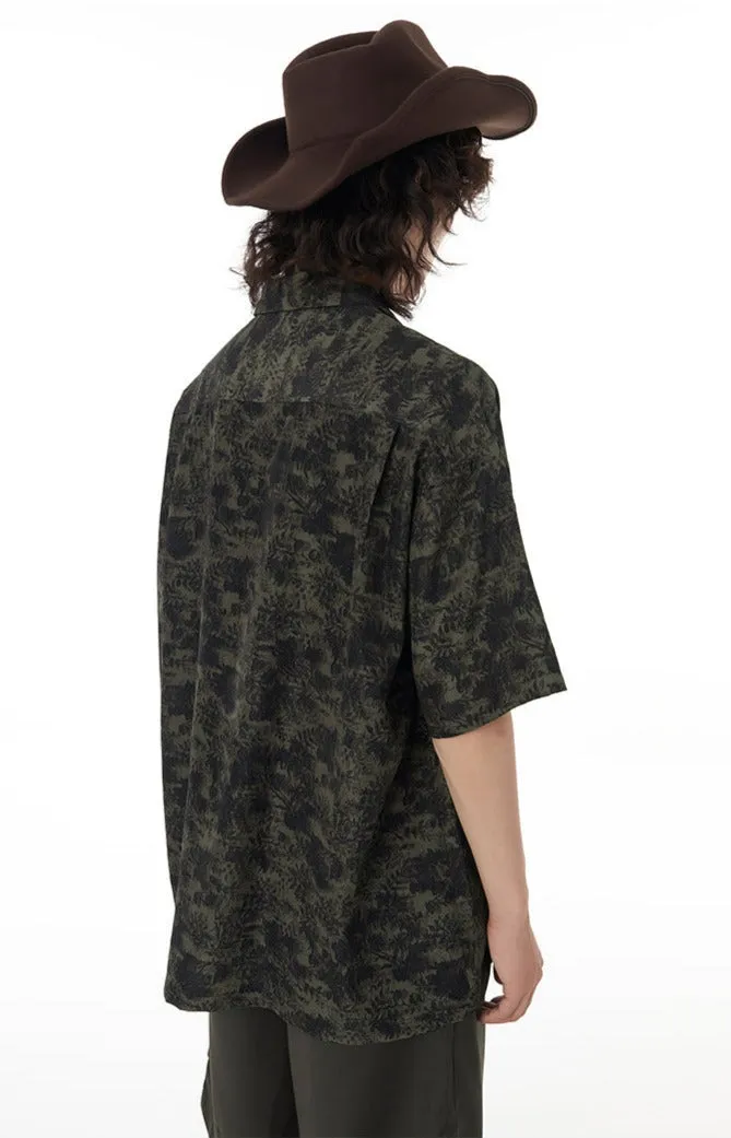 Floral Print Button Shirt
